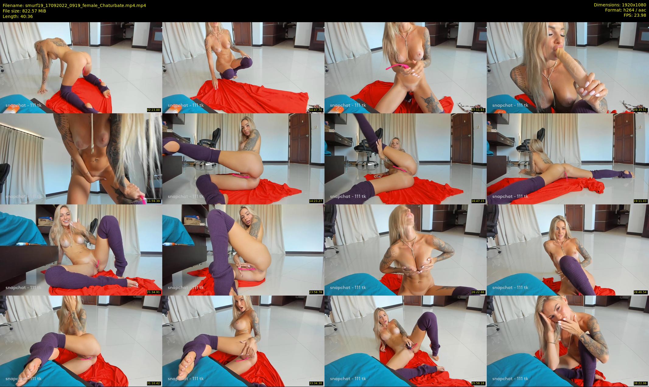 smurf19 — 41 minute Chaturbate female cam show recording, 1080p, Sep 17, 2022
