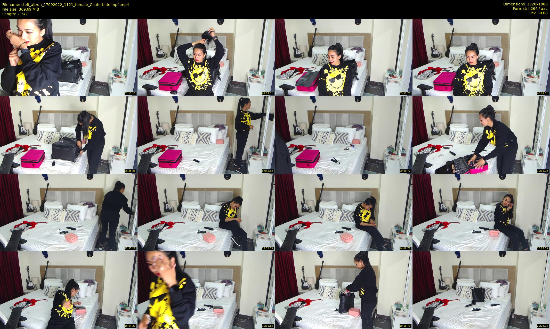 stefi_alizon — 22 minute Chaturbate female cam show recording, 1080p, Sep 17, 2022