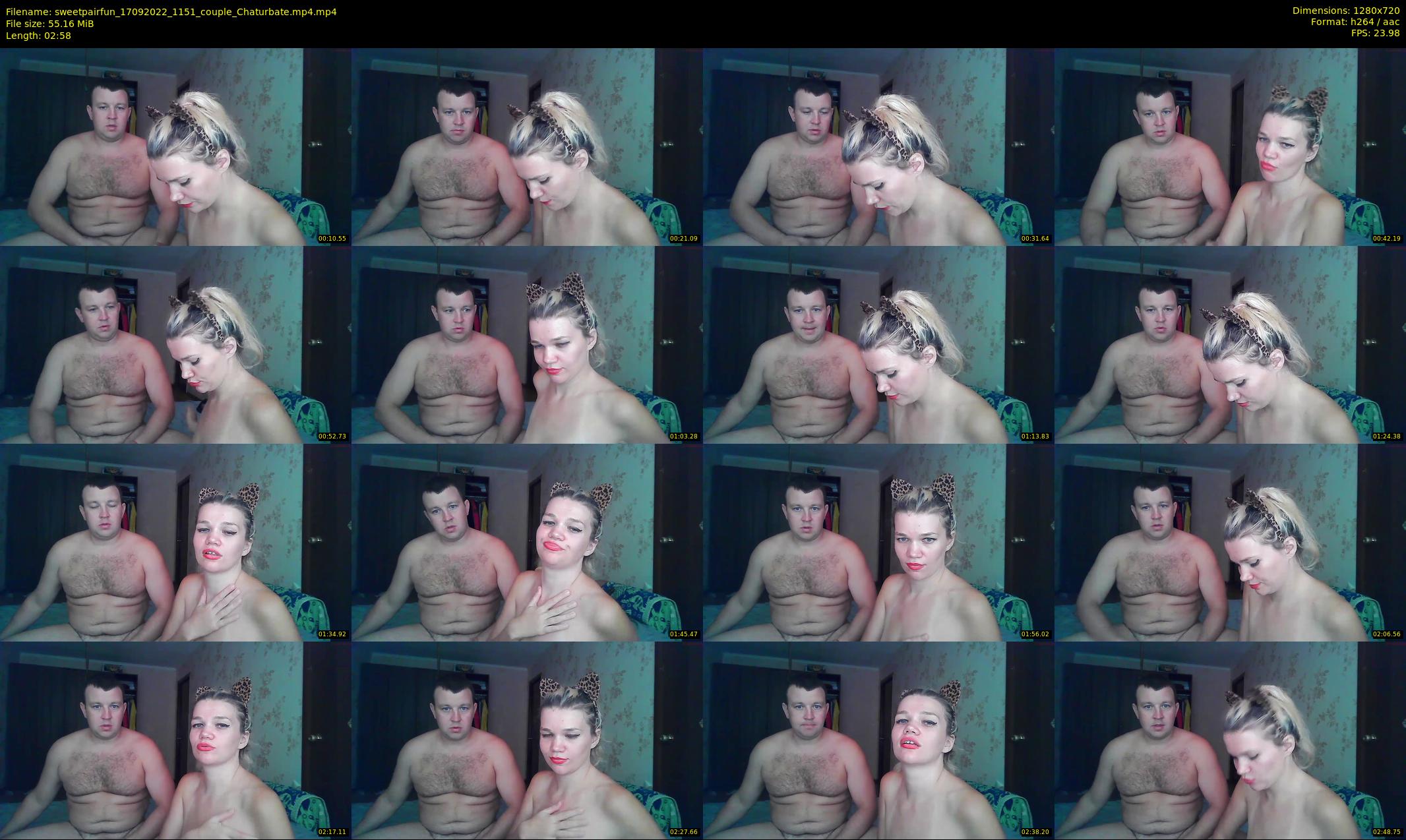 sweetpairfun — 3 minute Chaturbate couple cam show recording, 720p, Sep 17, 2022