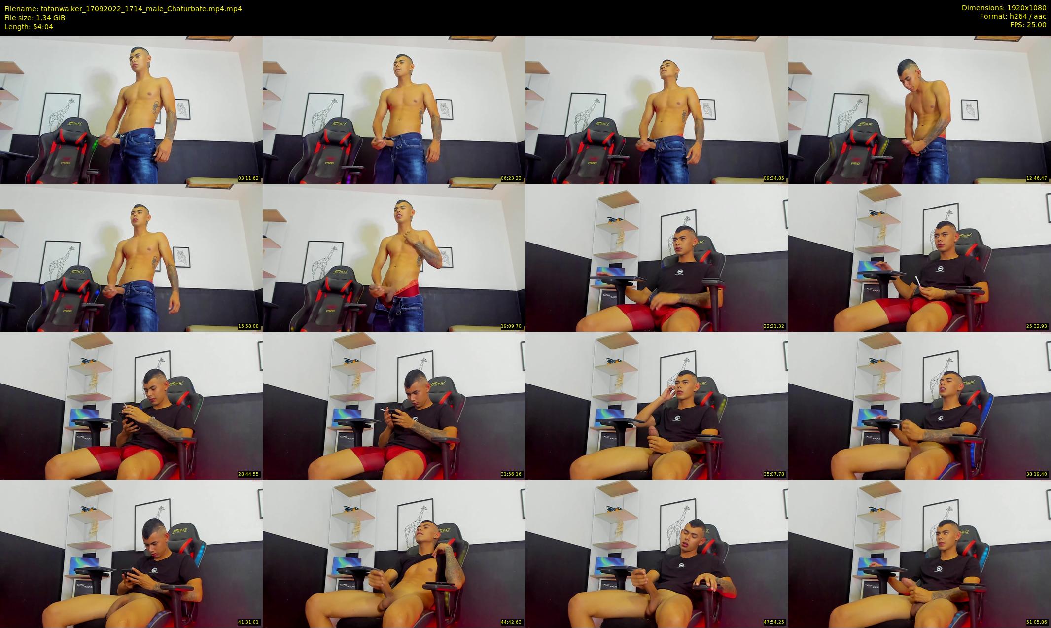 tatanwalker — 55 minute Chaturbate male cam show recording, 1080p, Sep 17, 2022