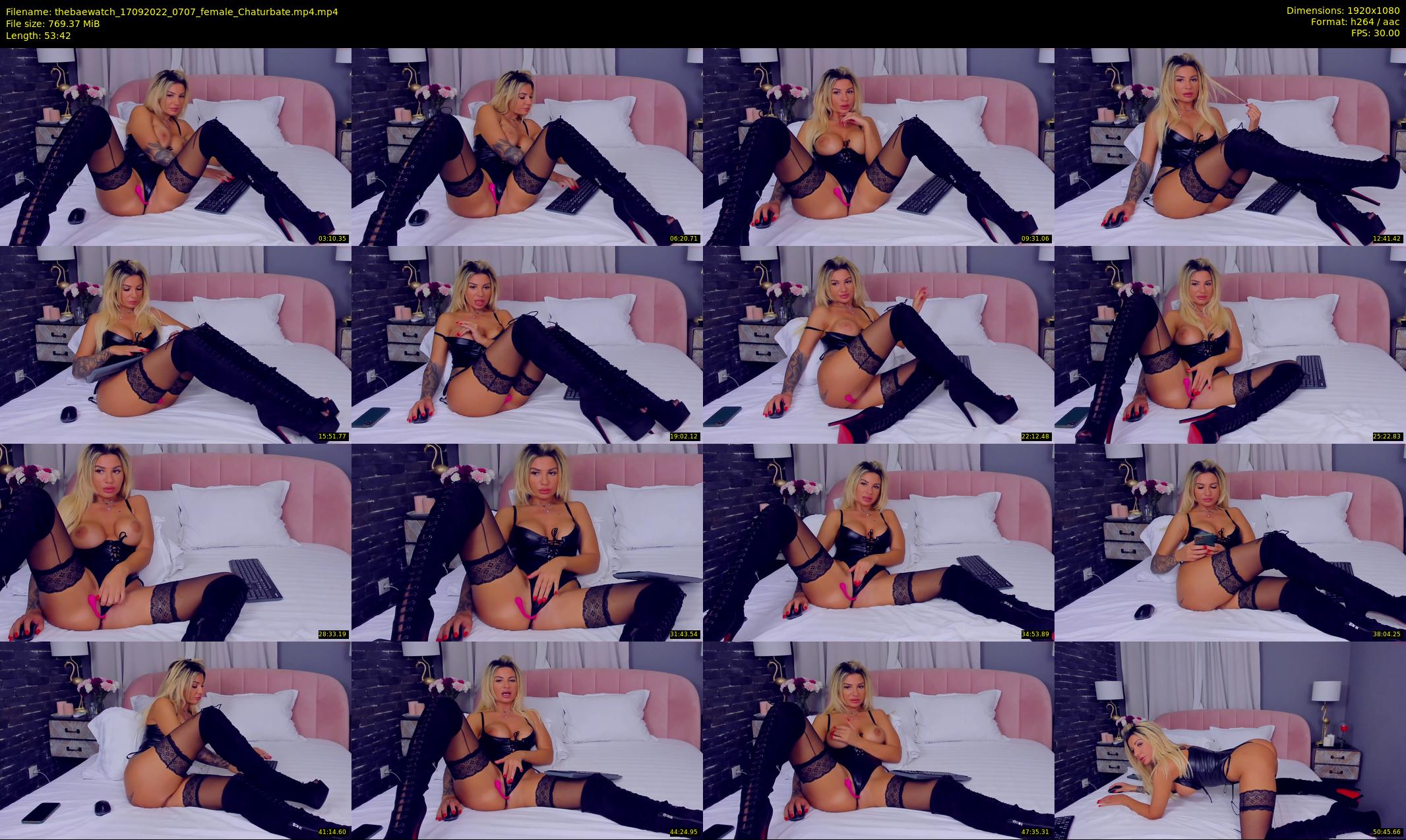 thebaewatch — 54 minute Chaturbate female cam show recording, 1080p, Sep 17, 2022
