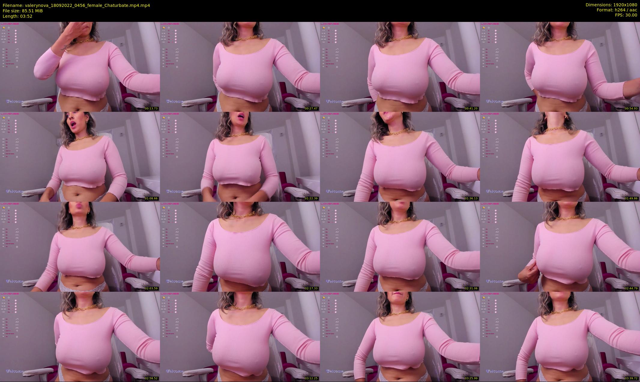 valerynova — 4 minute Chaturbate female cam show recording, 1080p, Sep 18, 2022