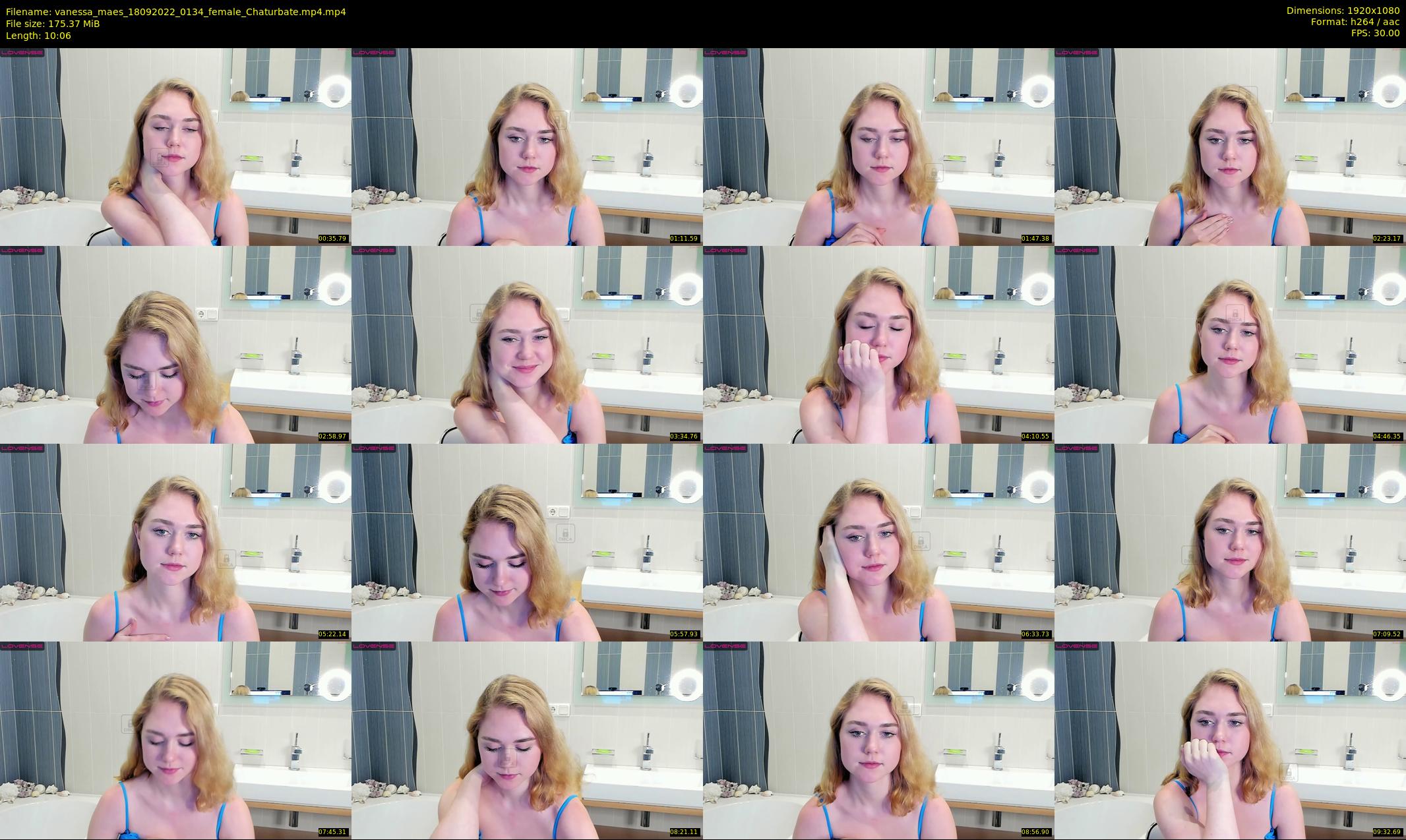 vanessa_maes — 11 minute Chaturbate female cam show recording, 1080p, Sep 18, 2022
