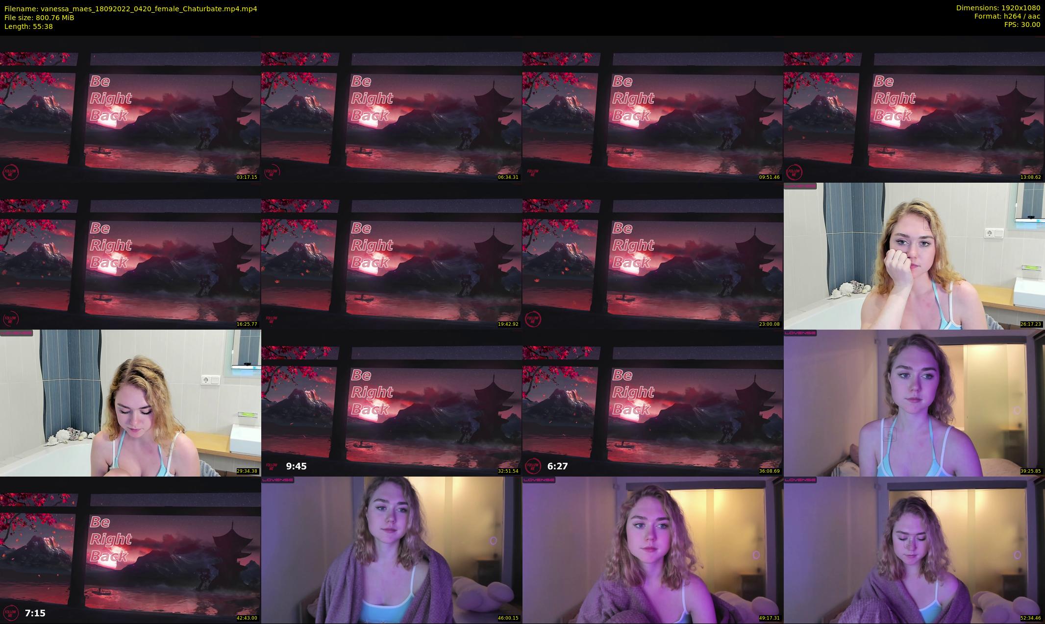 vanessa_maes — 56 minute Chaturbate female cam show recording, 1080p, Sep 18, 2022