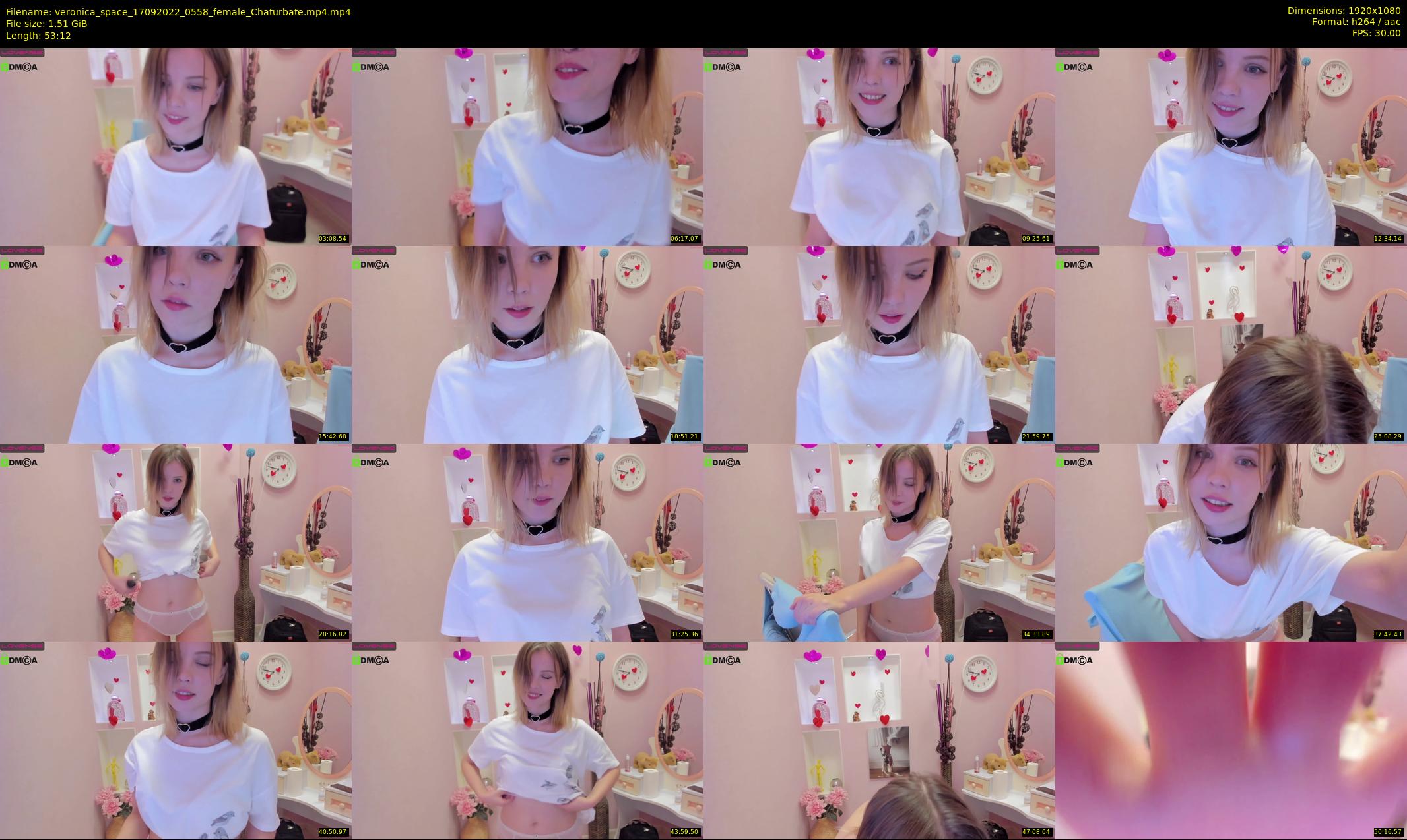 veronica_space — 54 minute Chaturbate female cam show recording, 1080p, Sep 17, 2022