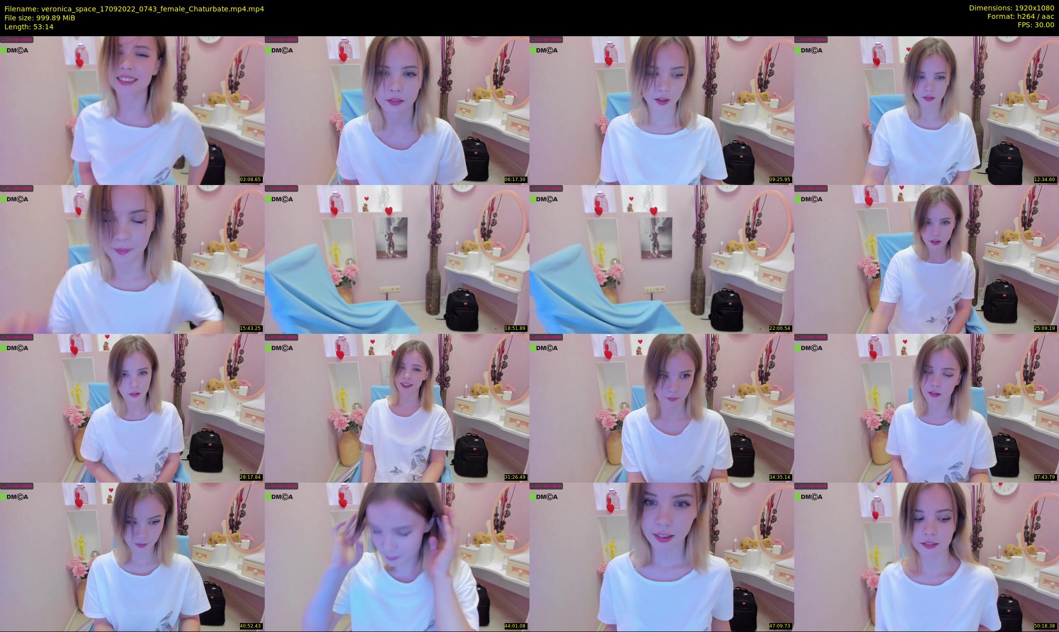 veronica_space — 54 minute Chaturbate female cam show recording, 1080p, Sep 17, 2022