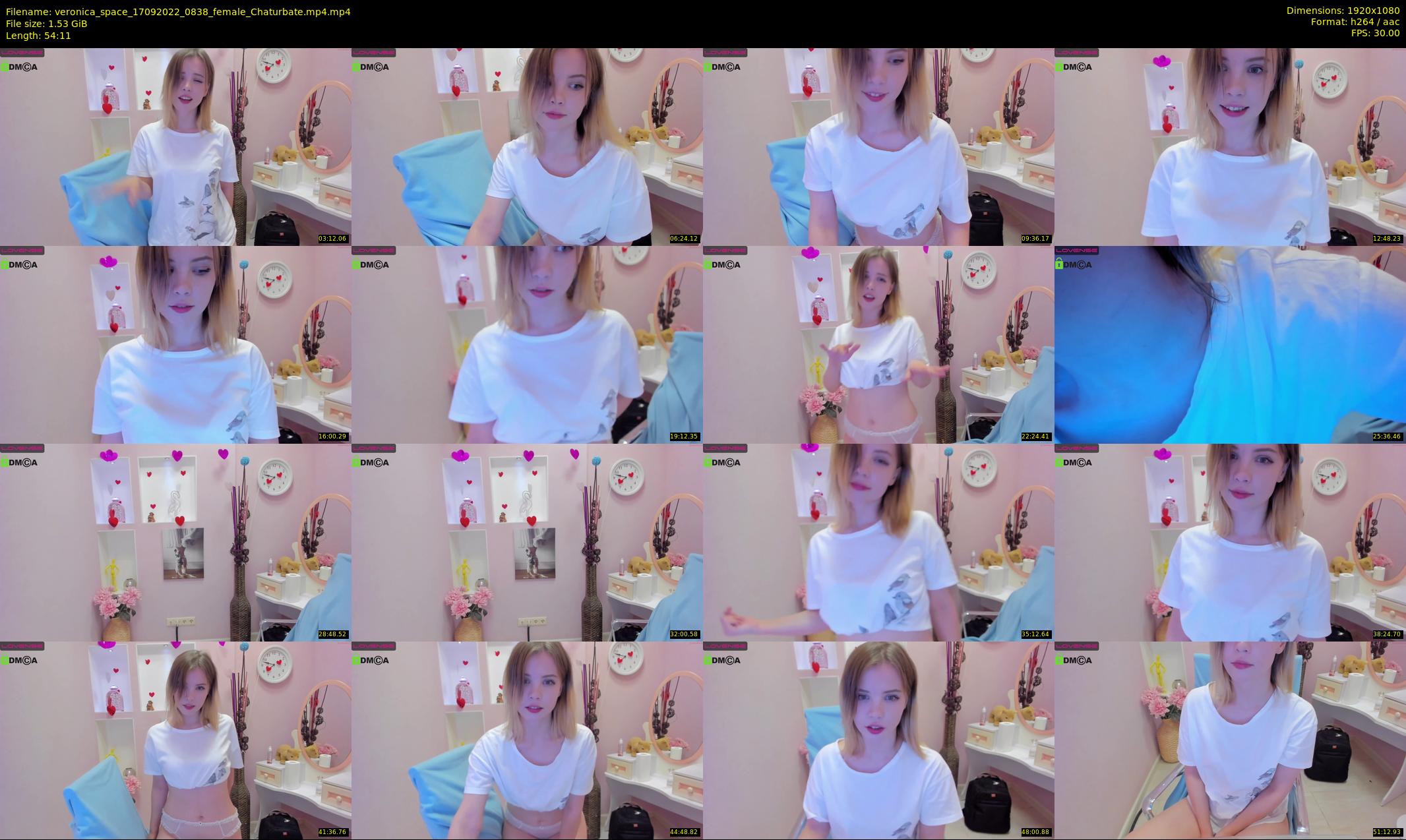 veronica_space — 55 minute Chaturbate female cam show recording, 1080p, Sep 17, 2022