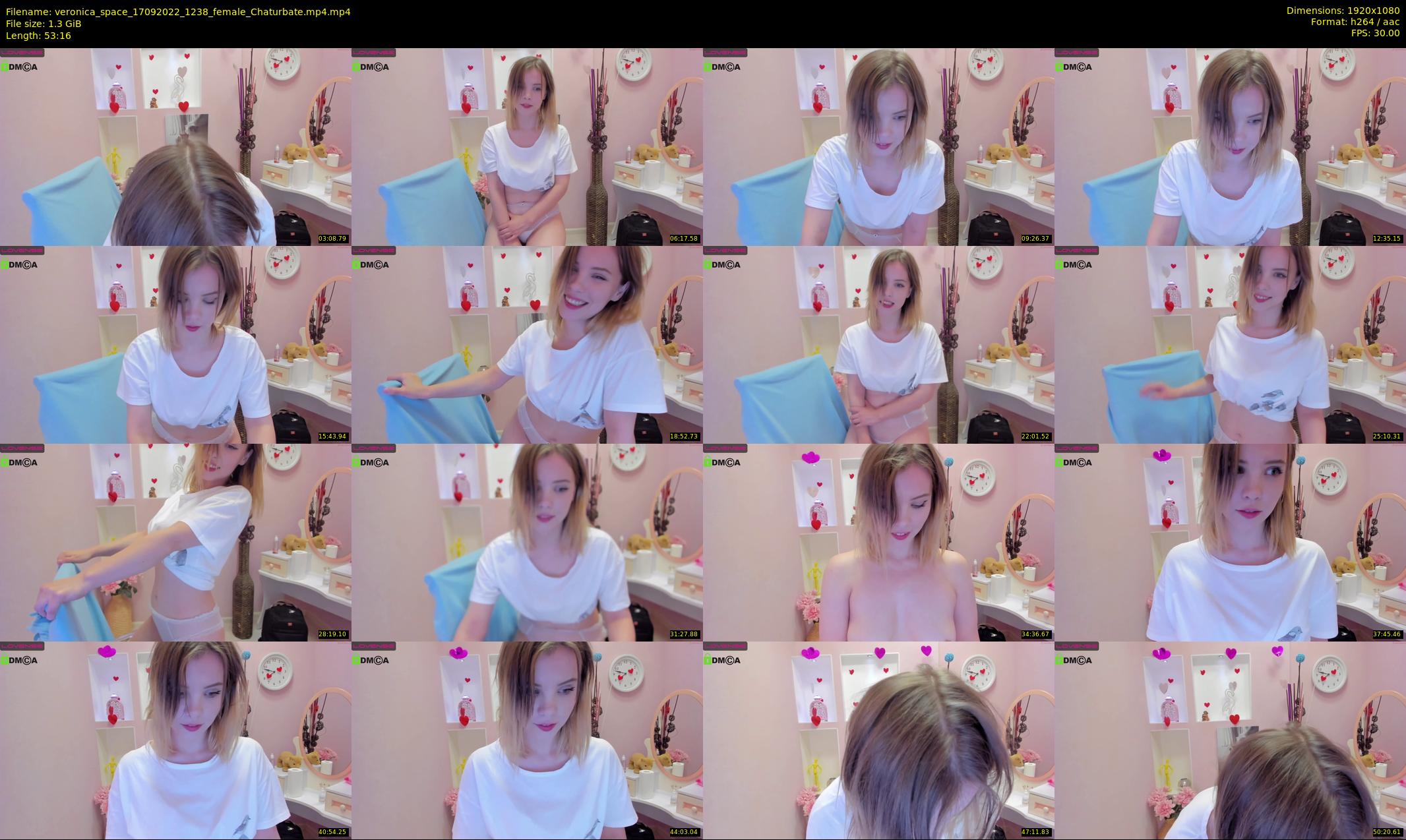 veronica_space — 54 minute Chaturbate female cam show recording, 1080p, Sep 17, 2022