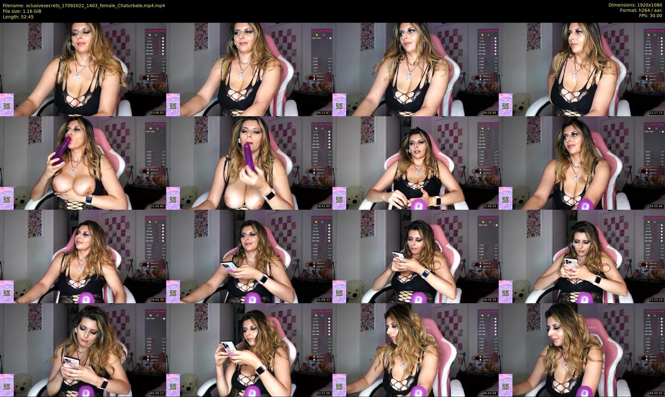 xclusivesecrets — 53 minute Chaturbate female cam show recording, 1080p, Sep 17, 2022