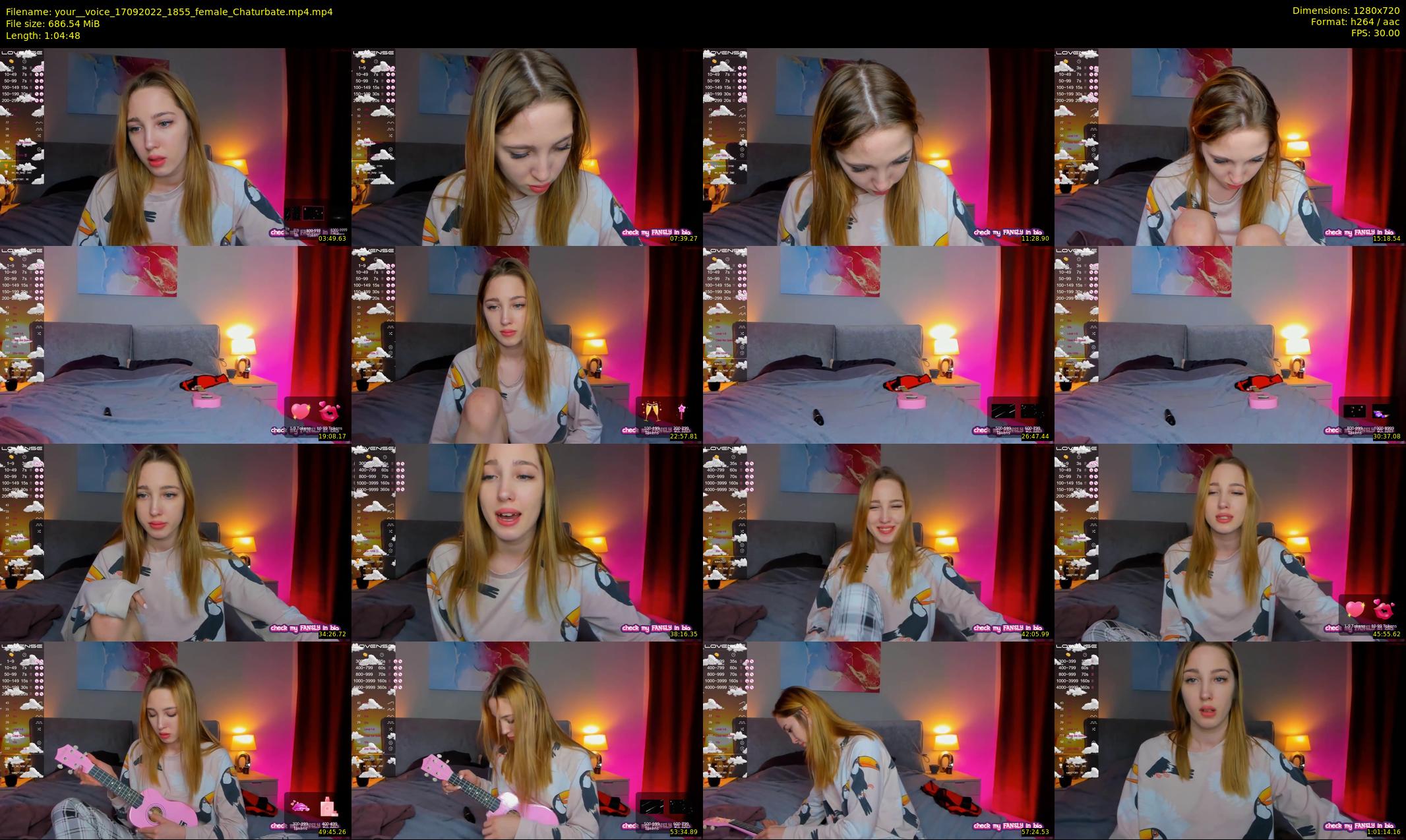 your__voice — 65 minute Chaturbate female cam show recording, 720p, Sep 17, 2022