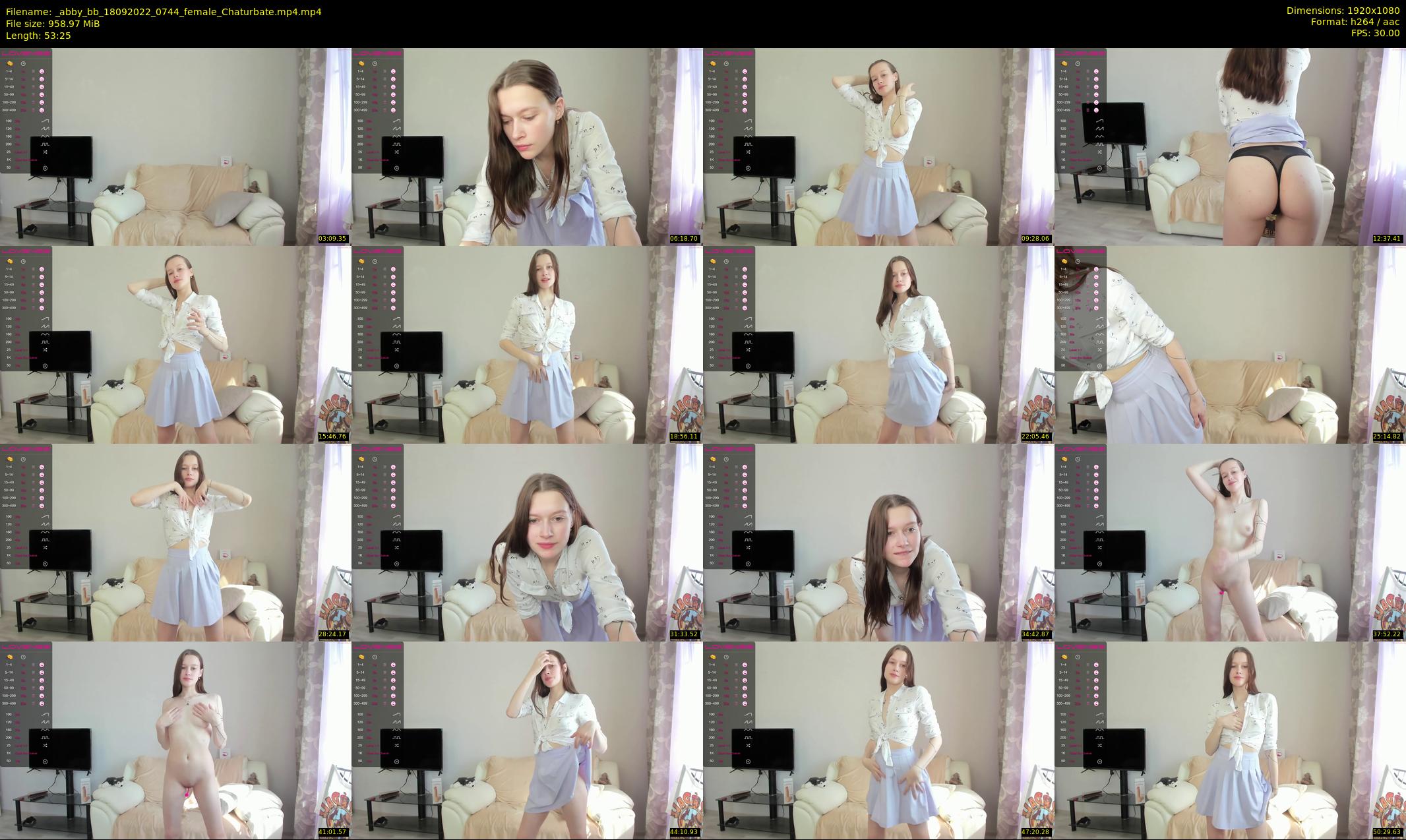 _abby_bb — 54 minute Chaturbate female cam show recording, 1080p, Sep 18, 2022
