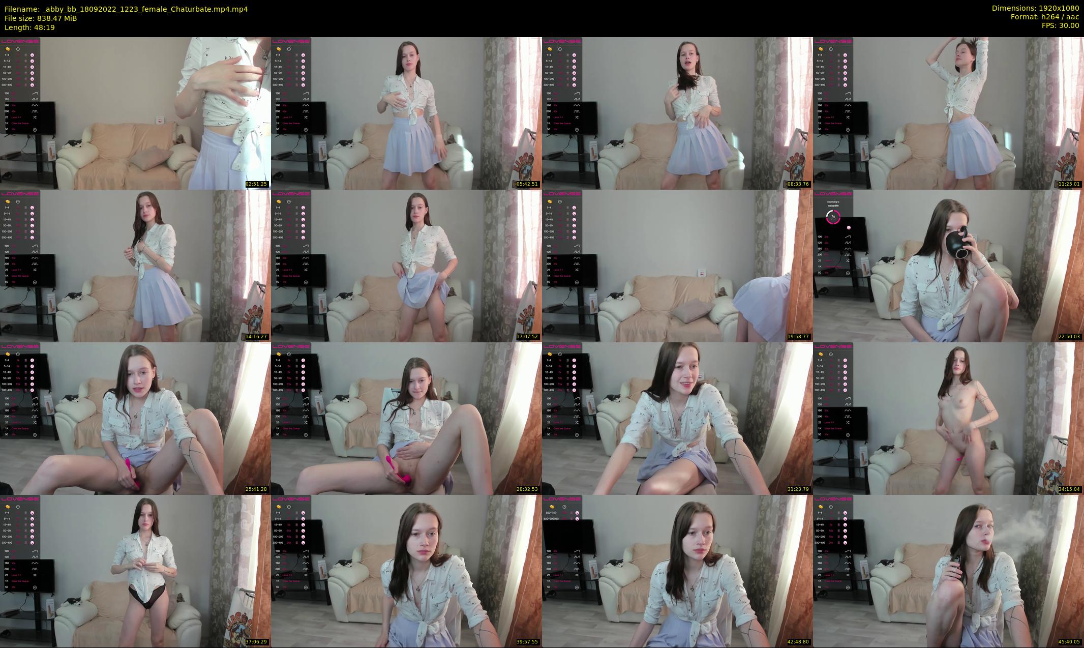_abby_bb — 49 minute Chaturbate female cam show recording, 1080p, Sep 18, 2022