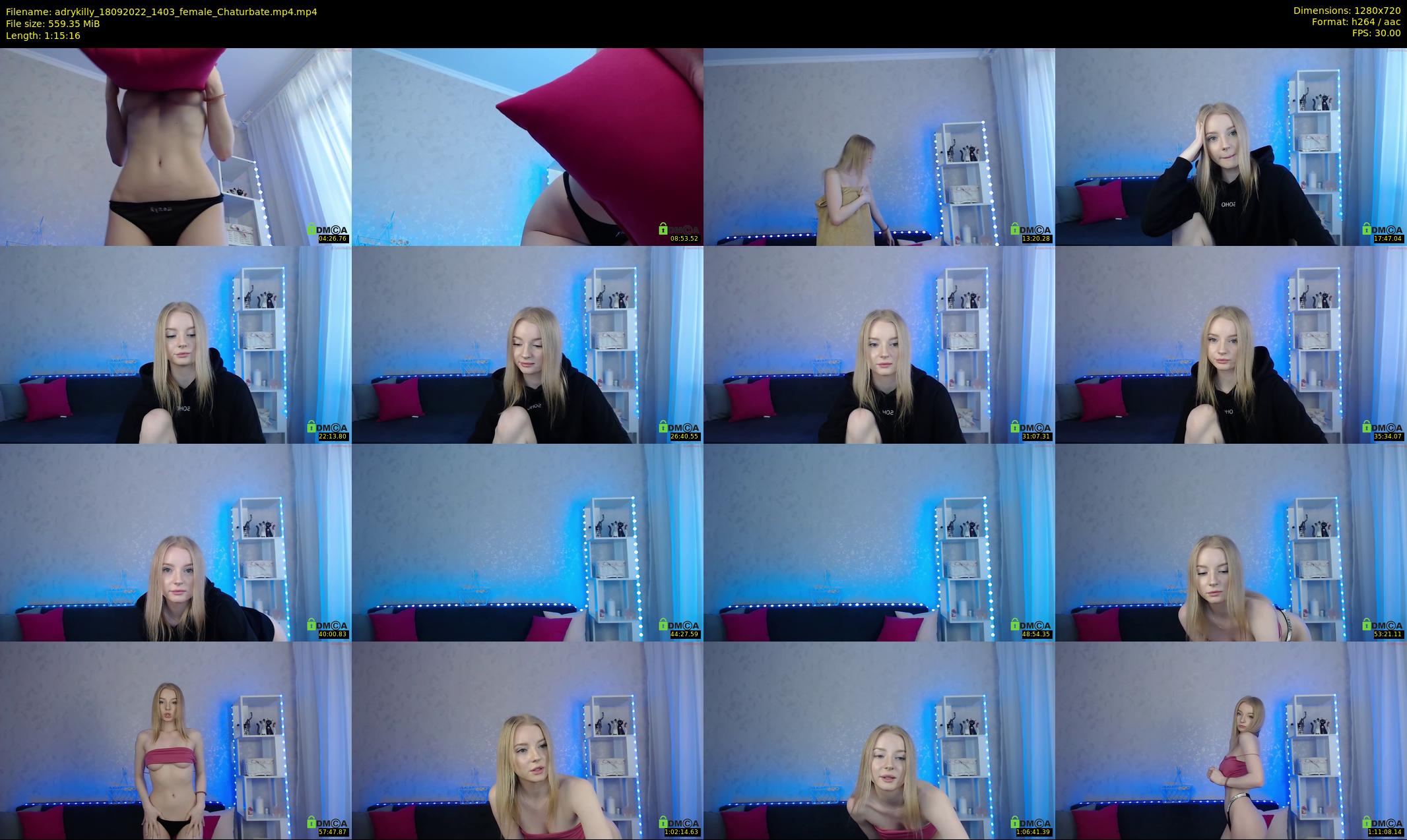 adrykilly — 76 minute Chaturbate female cam show recording, 720p, Sep 18, 2022