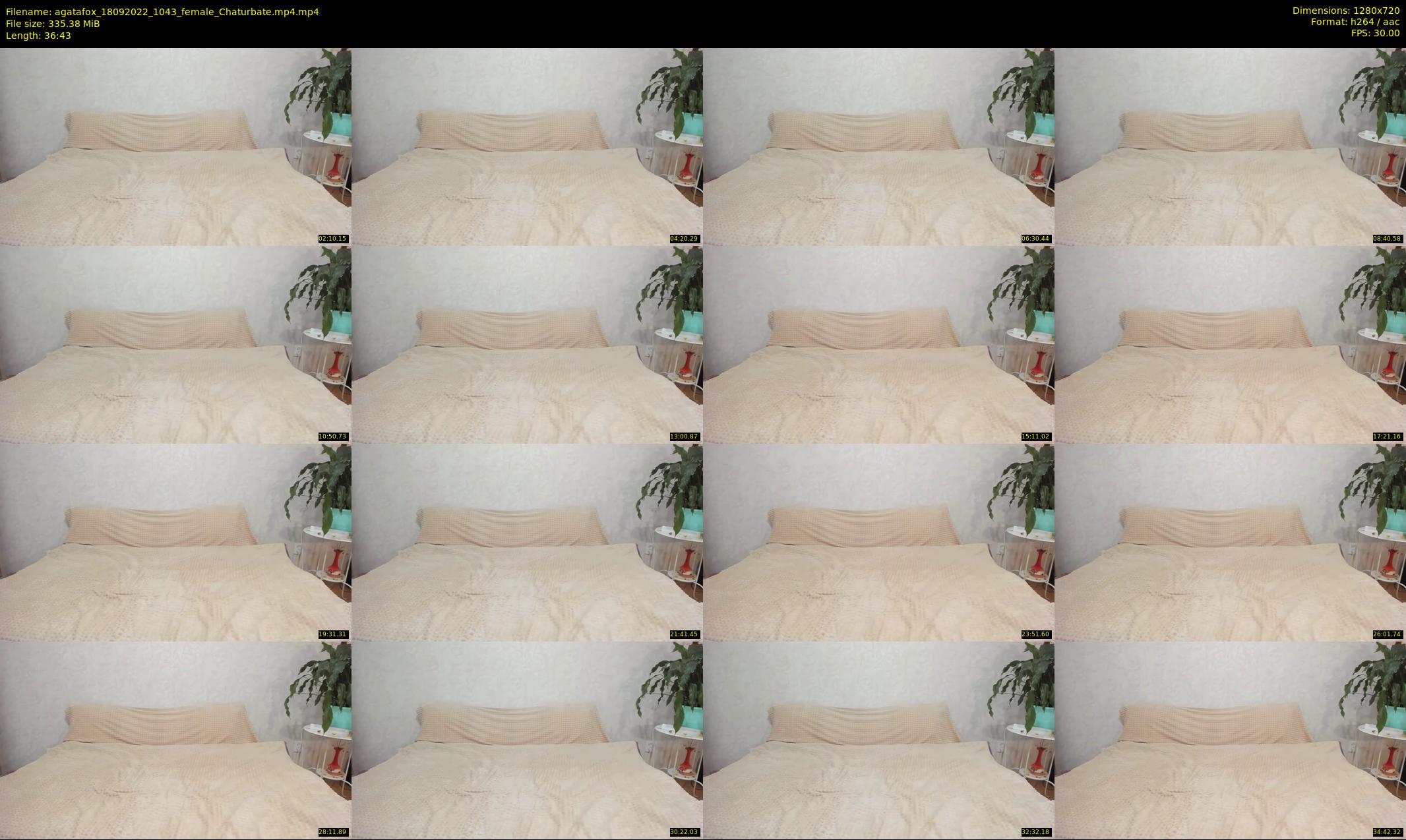 agatafox — 37 minute Chaturbate female cam show recording, 720p, Sep 18, 2022