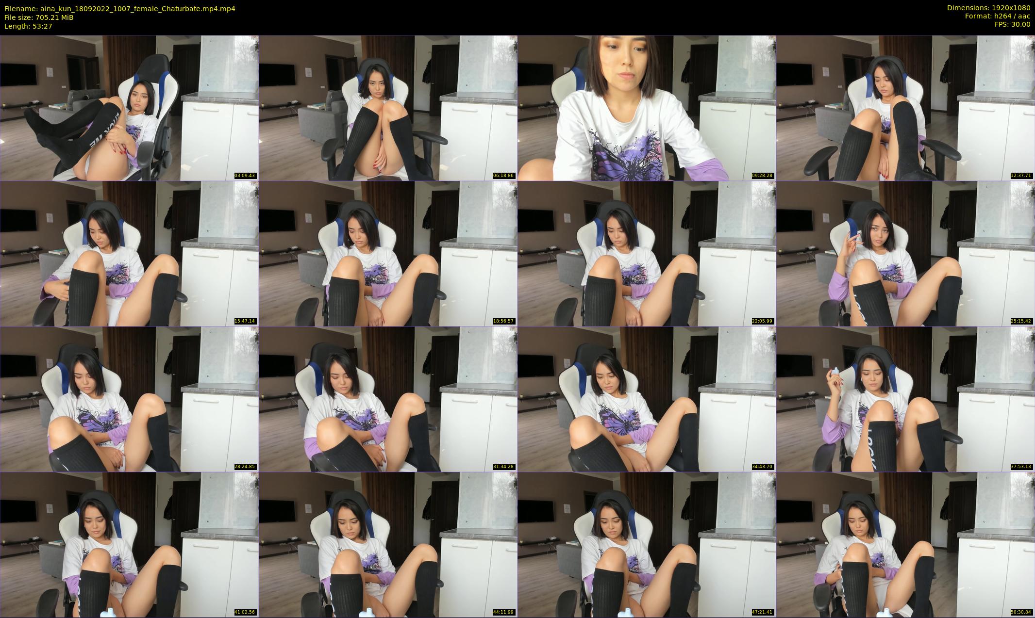 aina_kun — 54 minute Chaturbate female cam show recording, 1080p, Sep 18, 2022