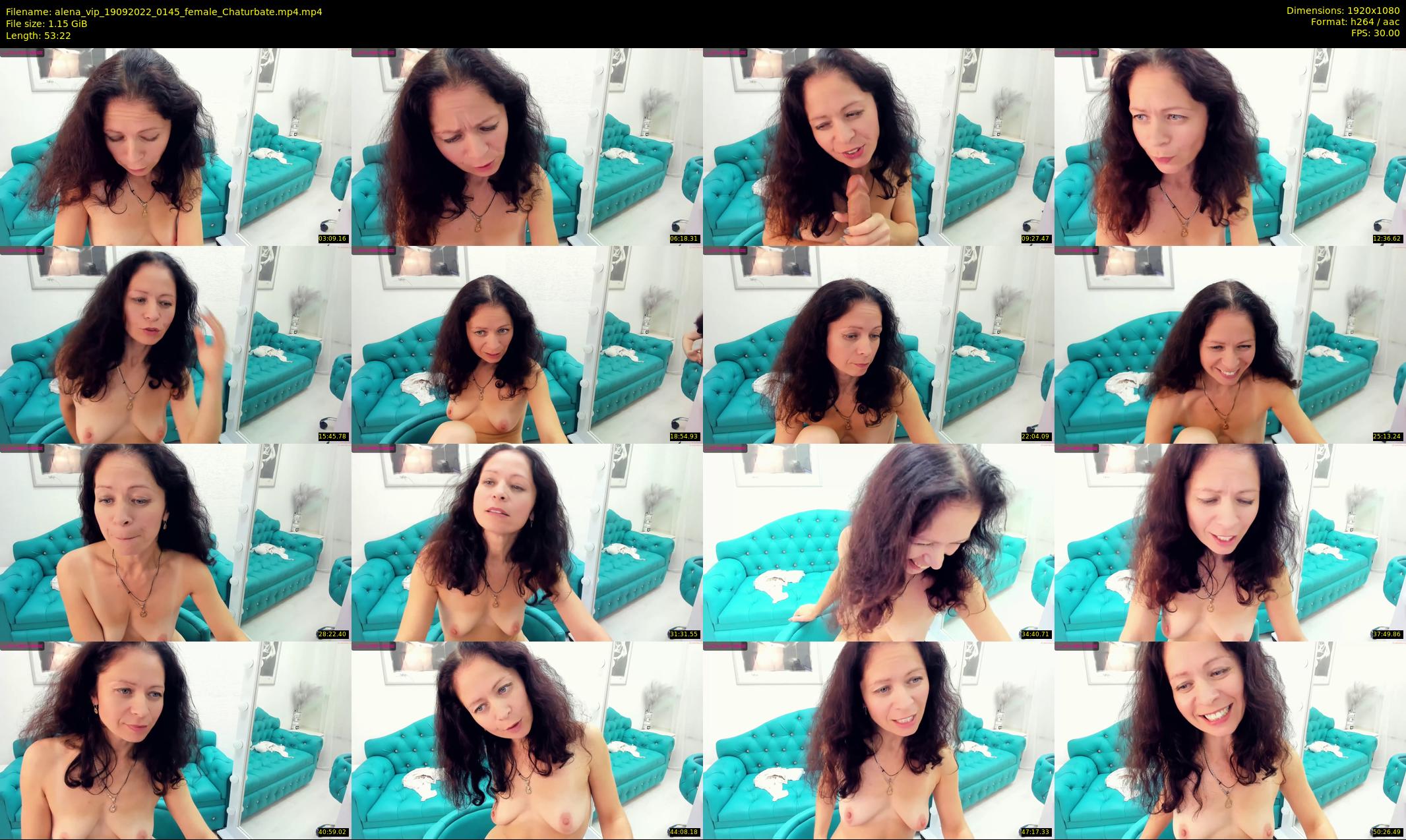 alena_vip — 54 minute Chaturbate female cam show recording, 1080p, Sep 19, 2022
