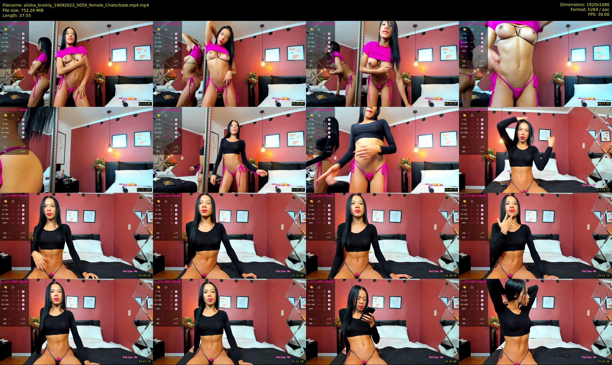 alisha_brainly — 38 minute Chaturbate female cam show recording, 1080p, Sep 19, 2022