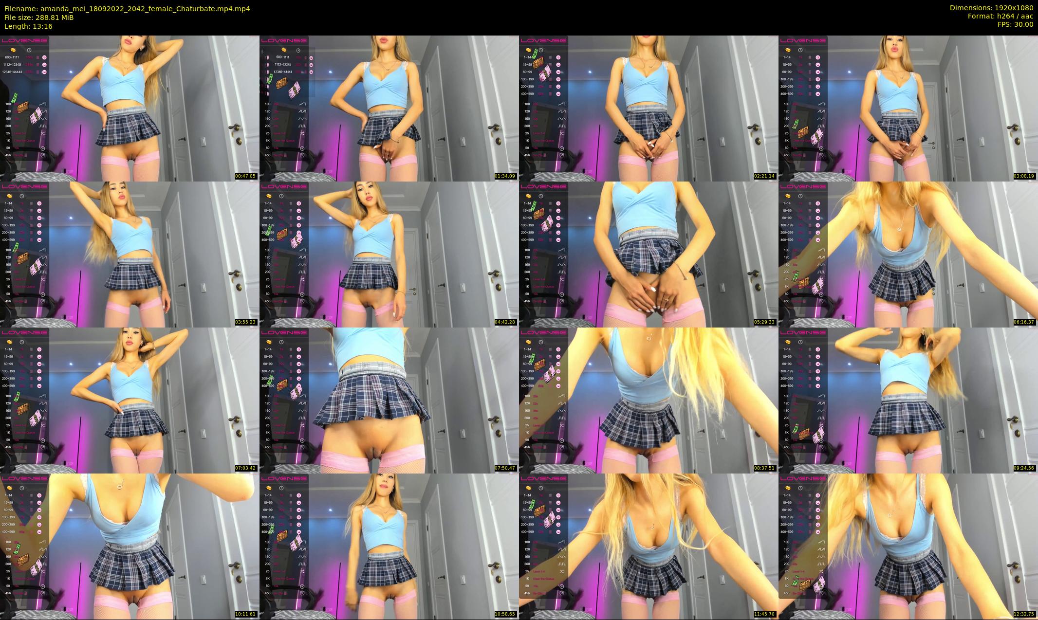 amanda_mei — 14 minute Chaturbate female cam show recording, 1080p, Sep 18, 2022