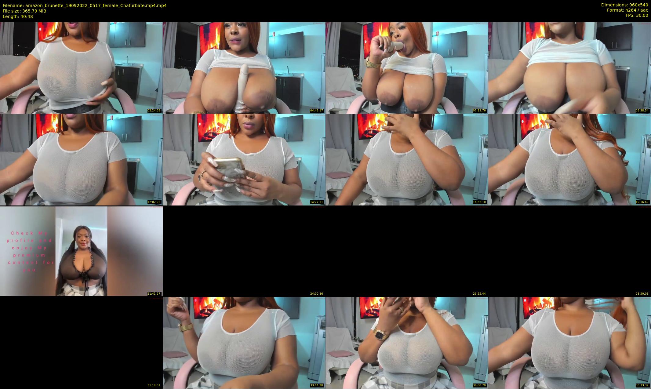 amazon_brunette — 41 minute Chaturbate female cam show recording, 480p, Sep 19, 2022