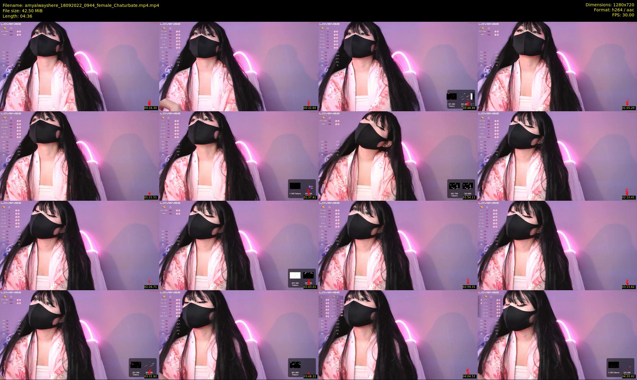 amyalwayshere — 5 minute Chaturbate female cam show recording, 720p, Sep 18, 2022