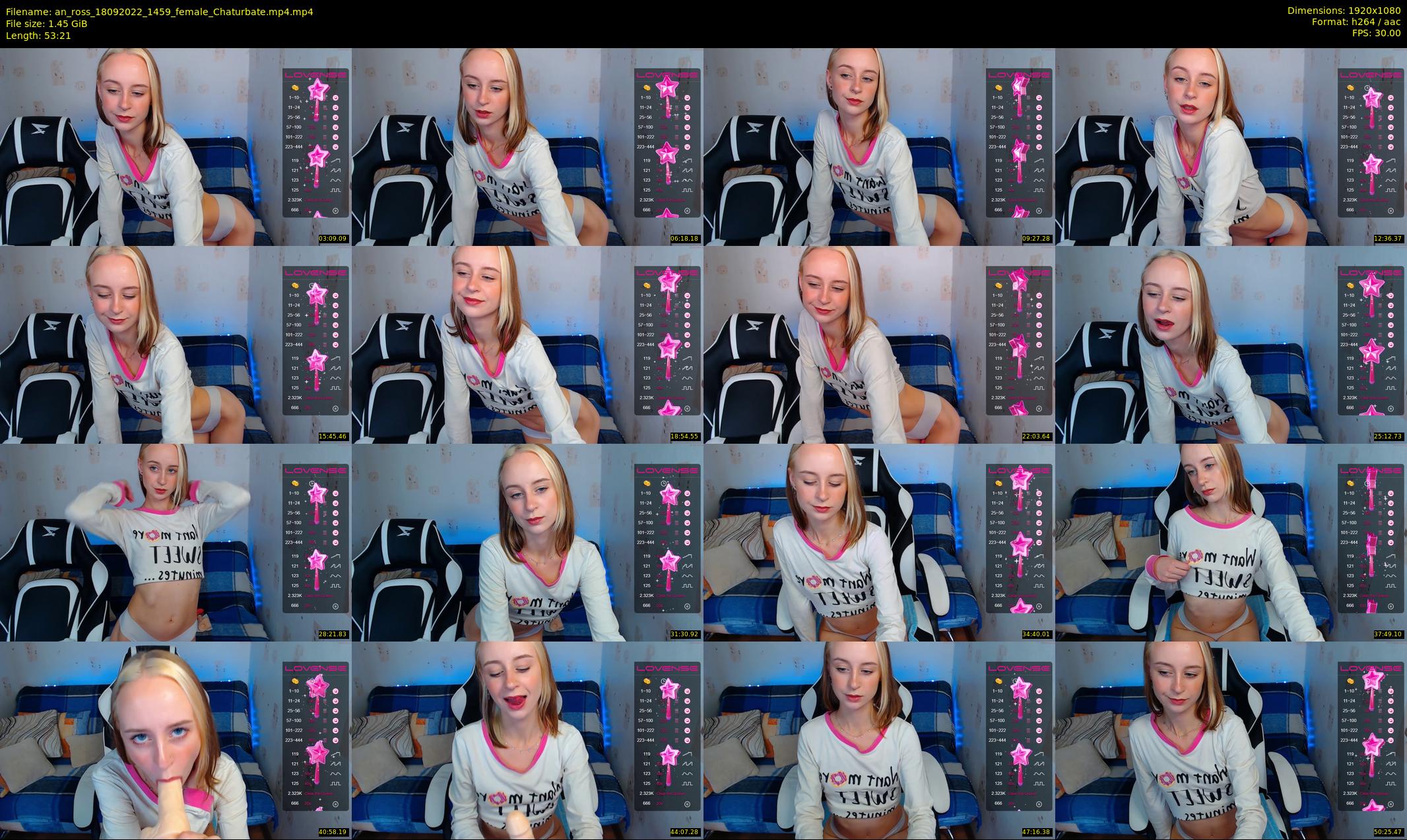an_ross — 54 minute Chaturbate female cam show recording, 1080p, Sep 18, 2022