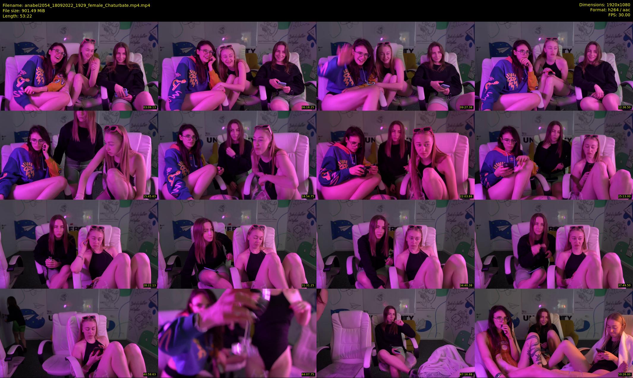 anabel2054 — 54 minute Chaturbate female cam show recording, 1080p, Sep 18, 2022