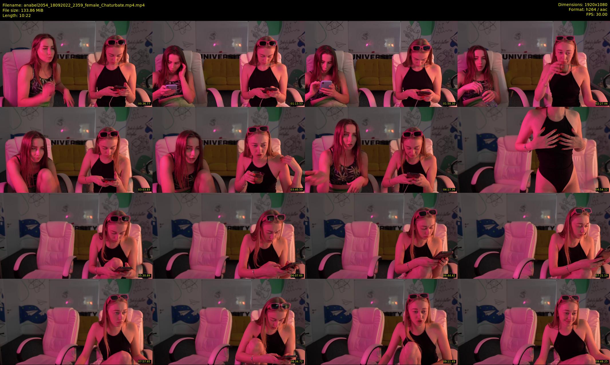 anabel2054 — 11 minute Chaturbate female cam show recording, 1080p, Sep 18, 2022