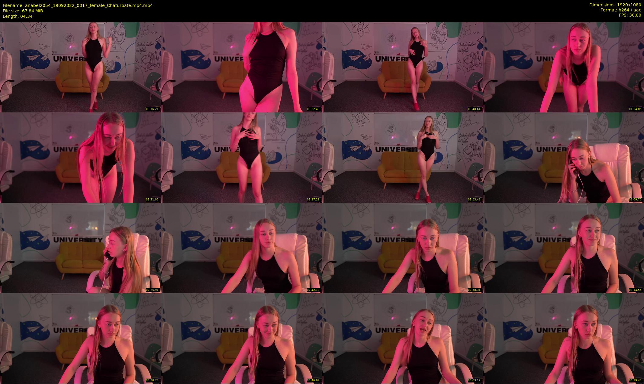 anabel2054 — 5 minute Chaturbate female cam show recording, 1080p, Sep 19, 2022
