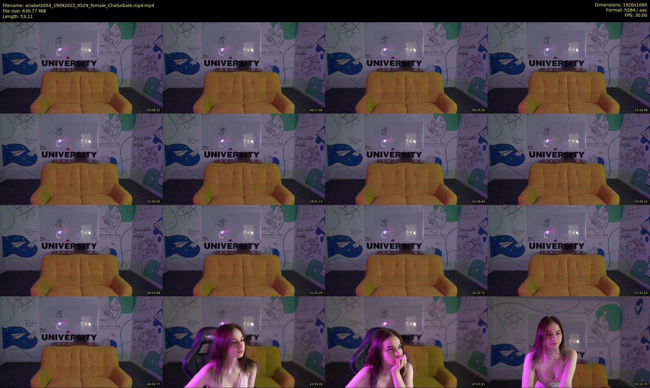 anabel2054 — 54 minute Chaturbate female cam show recording, 1080p, Sep 19, 2022