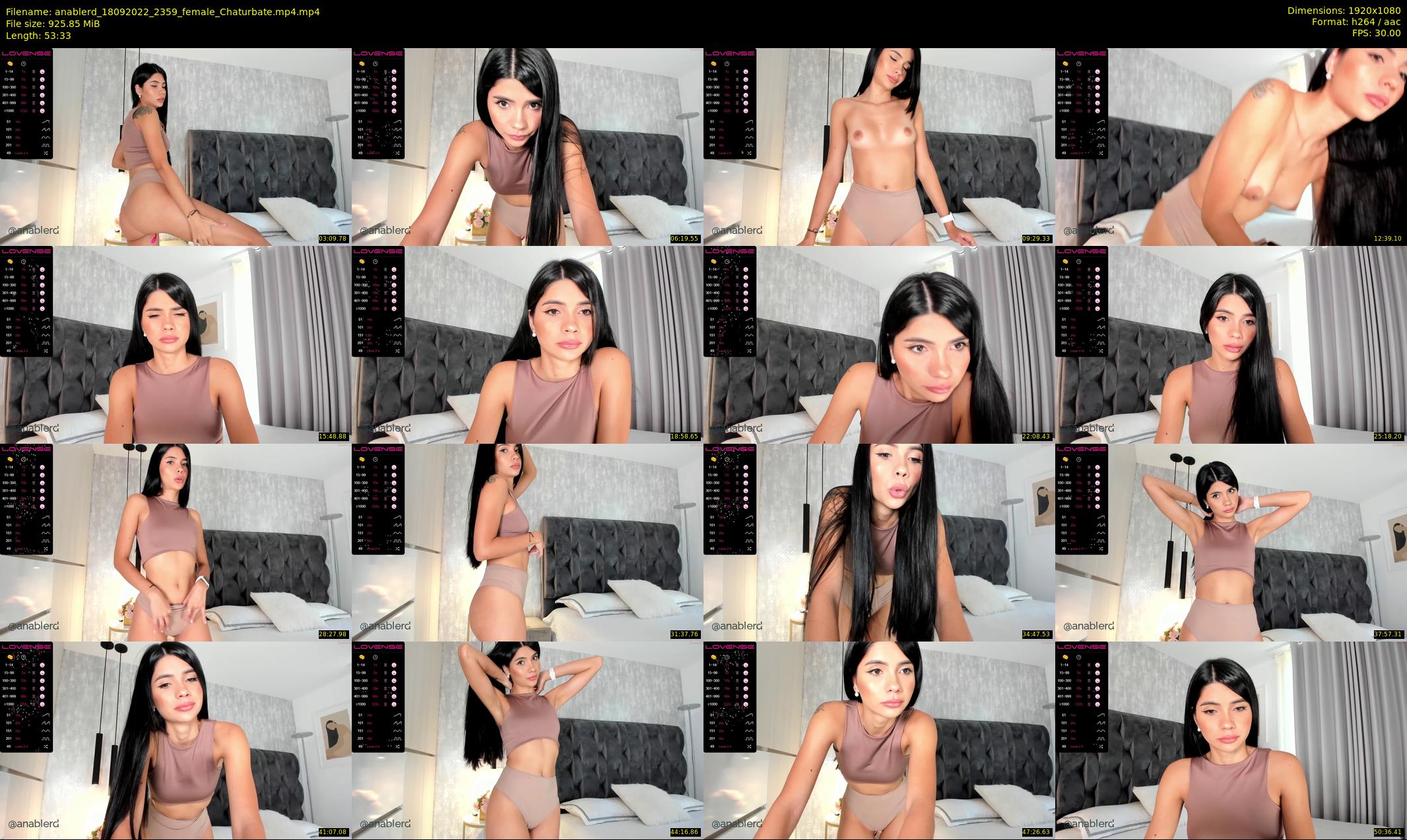 anablerd — 54 minute Chaturbate female cam show recording, 1080p, Sep 18, 2022