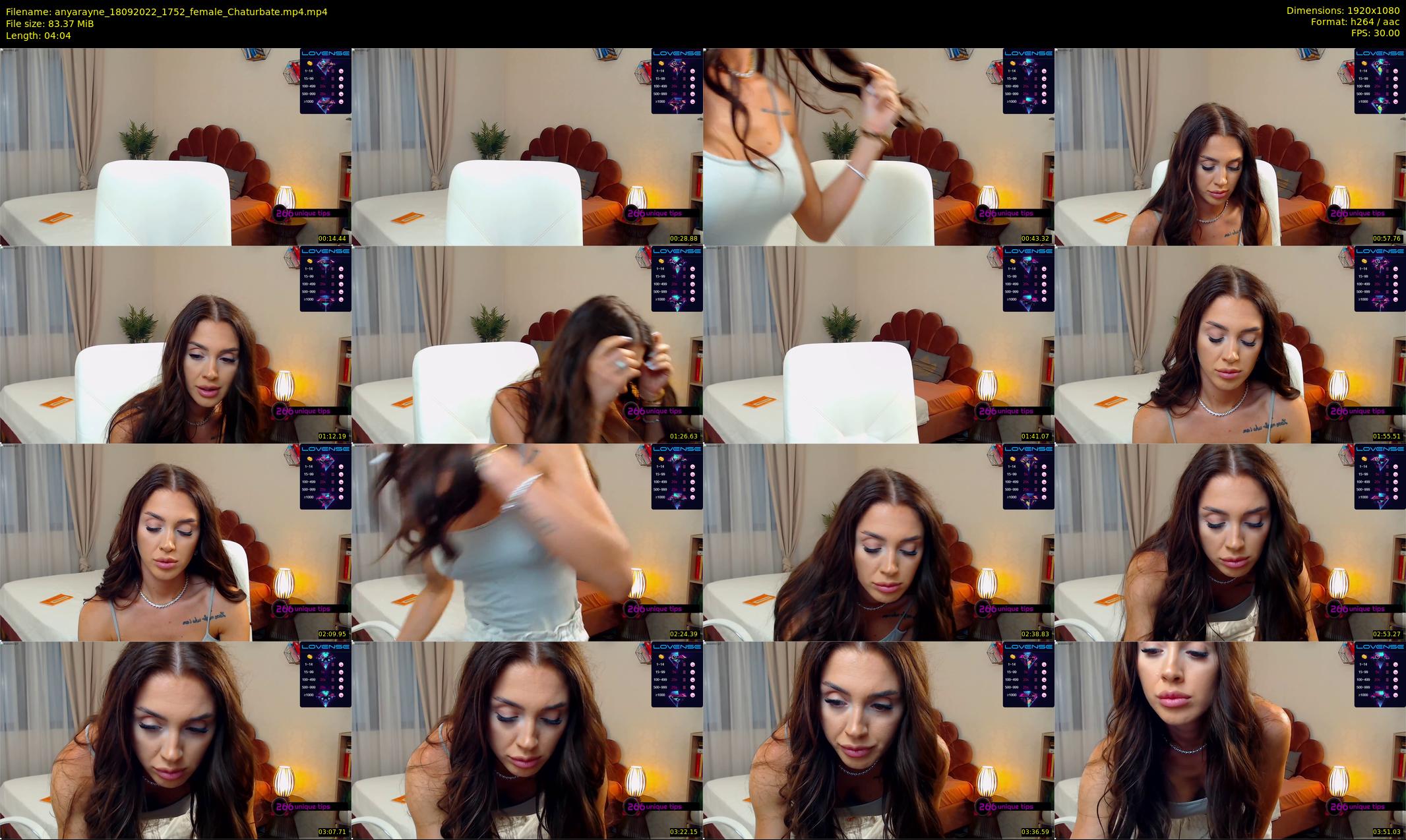 anyarayne — 5 minute Chaturbate female cam show recording, 1080p, Sep 18, 2022