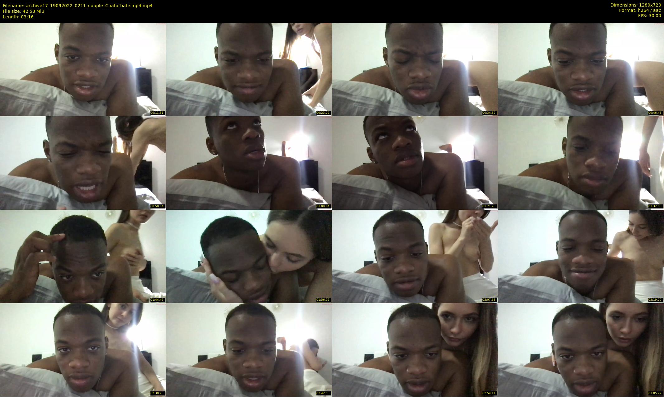 archive17 — 4 minute Chaturbate couple cam show recording, 720p, Sep 19, 2022