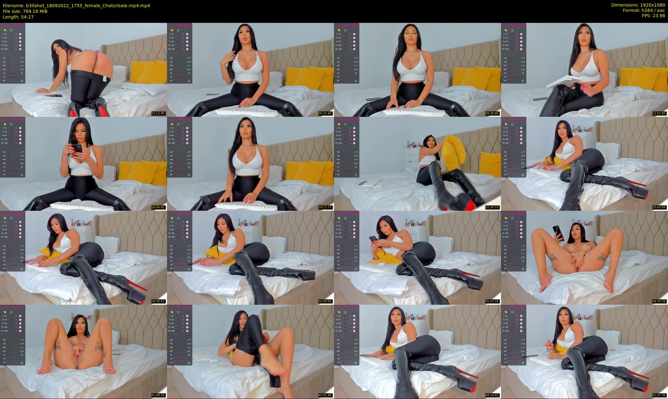 b3llahot — 55 minute Chaturbate female cam show recording, 1080p, Sep 18, 2022