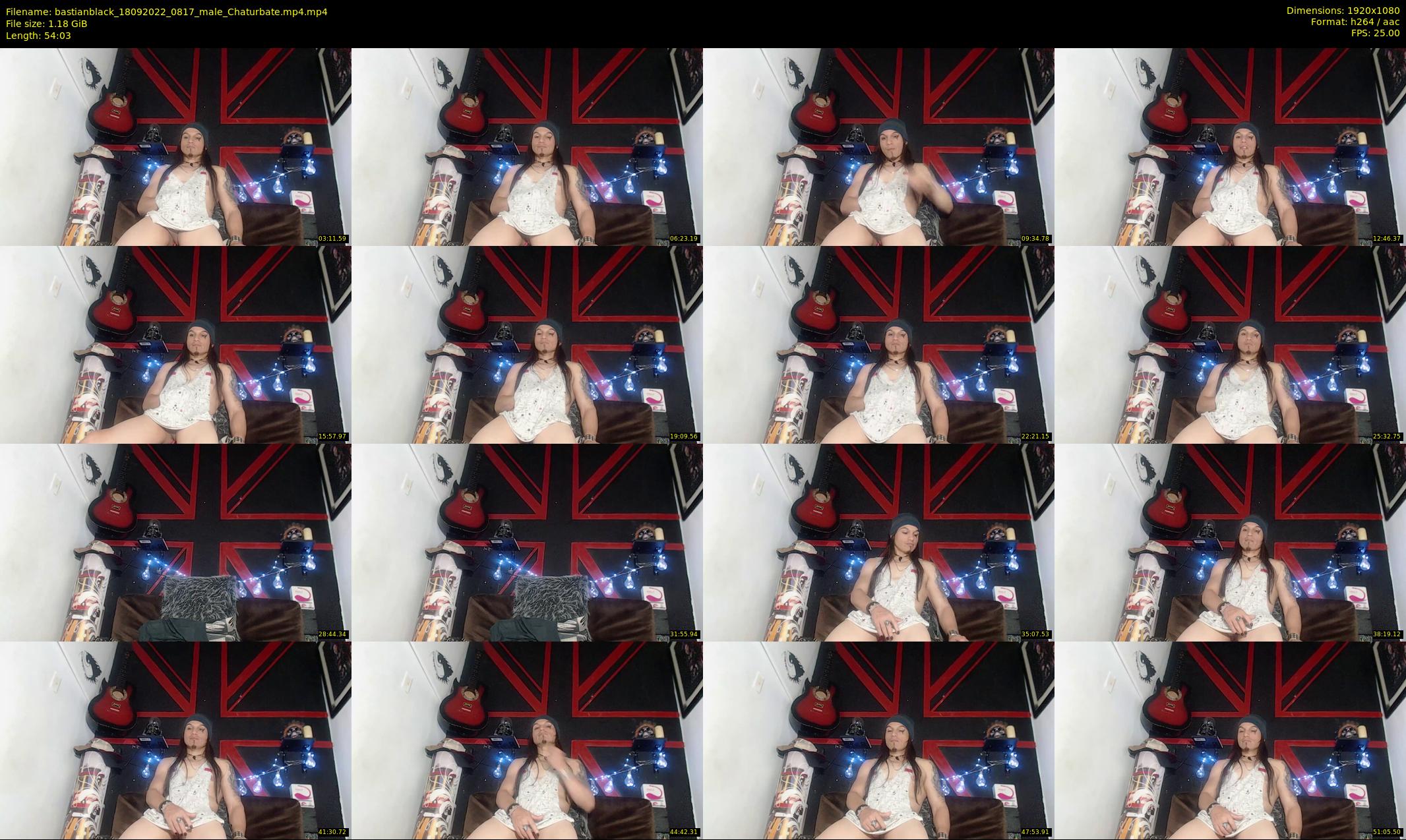 bastianblack — 55 minute Chaturbate male cam show recording, 1080p, Sep 18, 2022