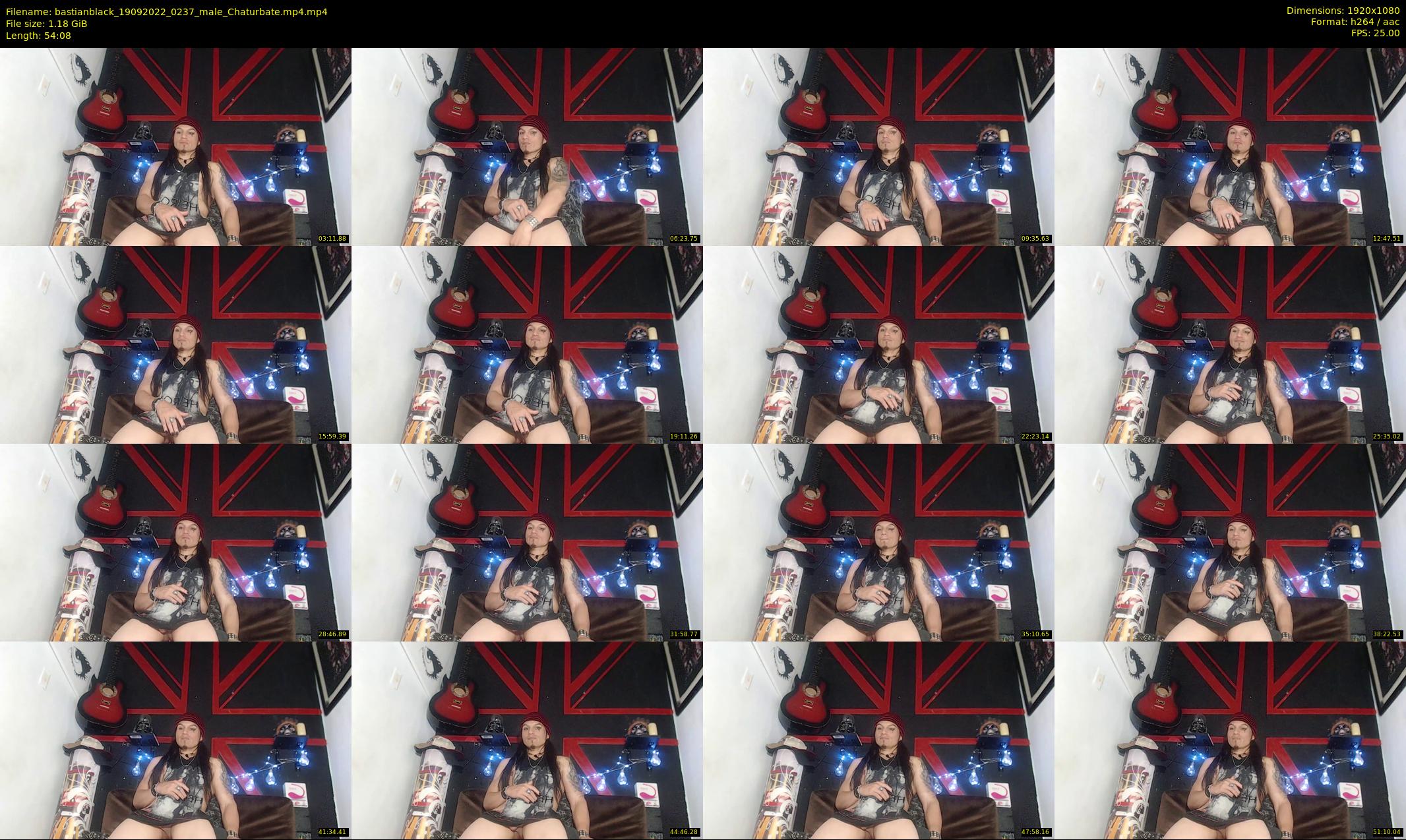bastianblack — 55 minute Chaturbate male cam show recording, 1080p, Sep 19, 2022