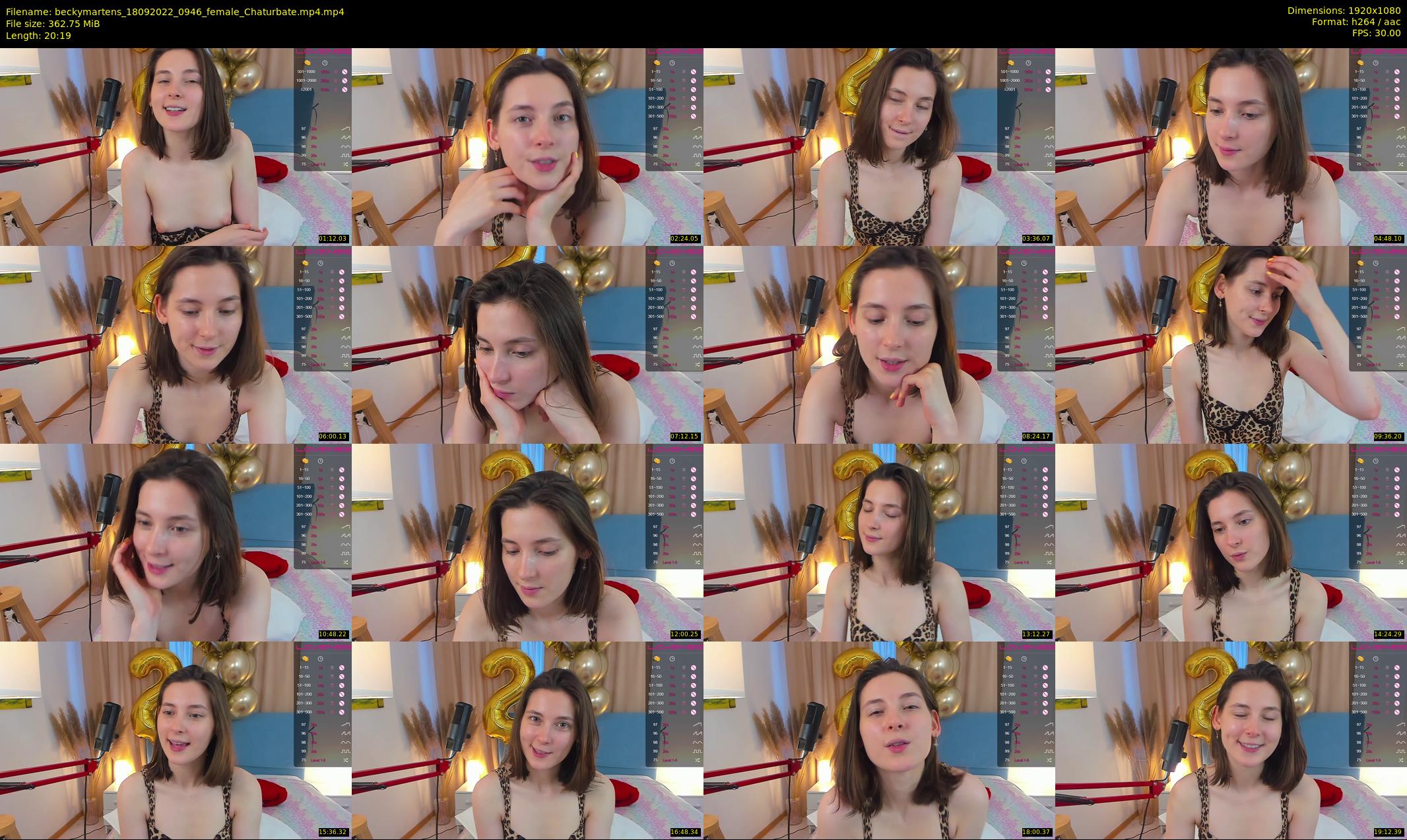beckymartens — 21 minute Chaturbate female cam show recording, 1080p, Sep 18, 2022
