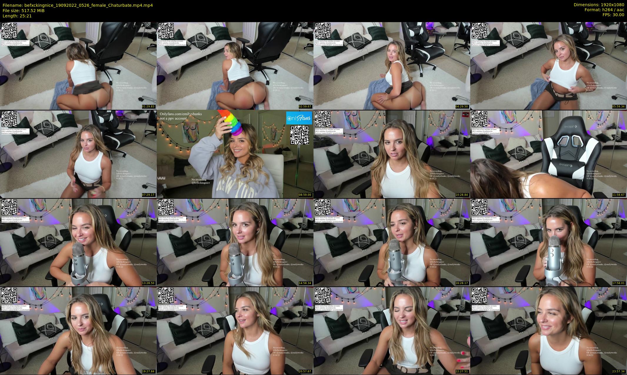 befxckingnice — 26 minute Chaturbate female cam show recording, 1080p, Sep 19, 2022