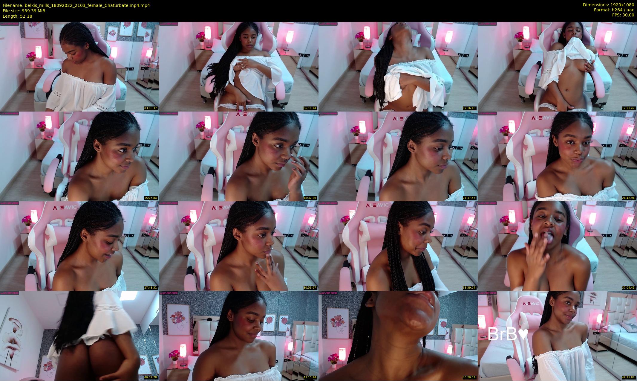 belkis_mills — 53 minute Chaturbate female cam show recording, 1080p, Sep 18, 2022