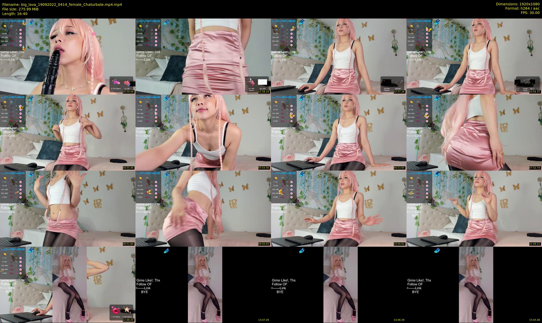 big_lava — 17 minute Chaturbate female cam show recording, 1080p, Sep 19, 2022