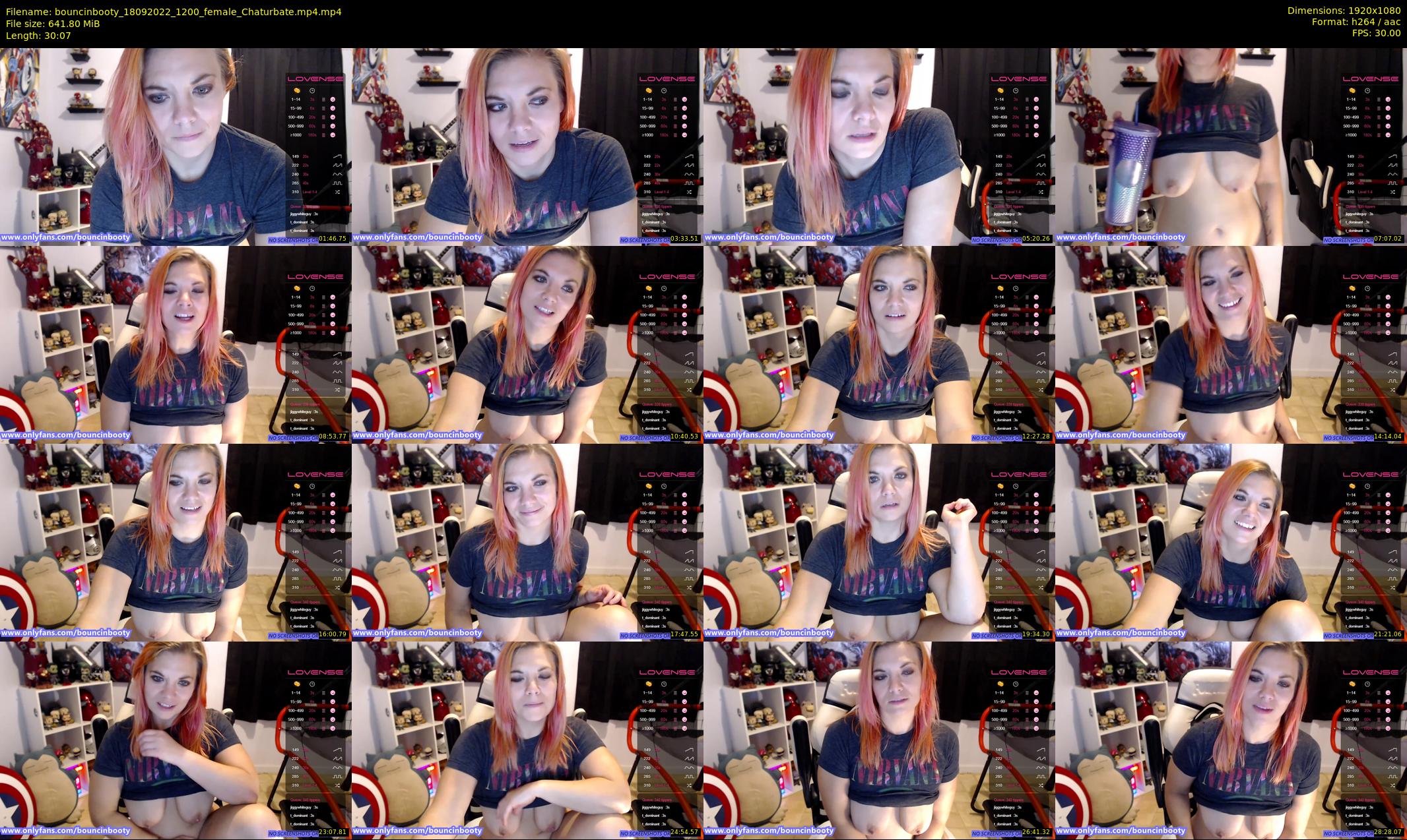 bouncinbooty — 31 minute Chaturbate female cam show recording, 1080p, Sep 18, 2022