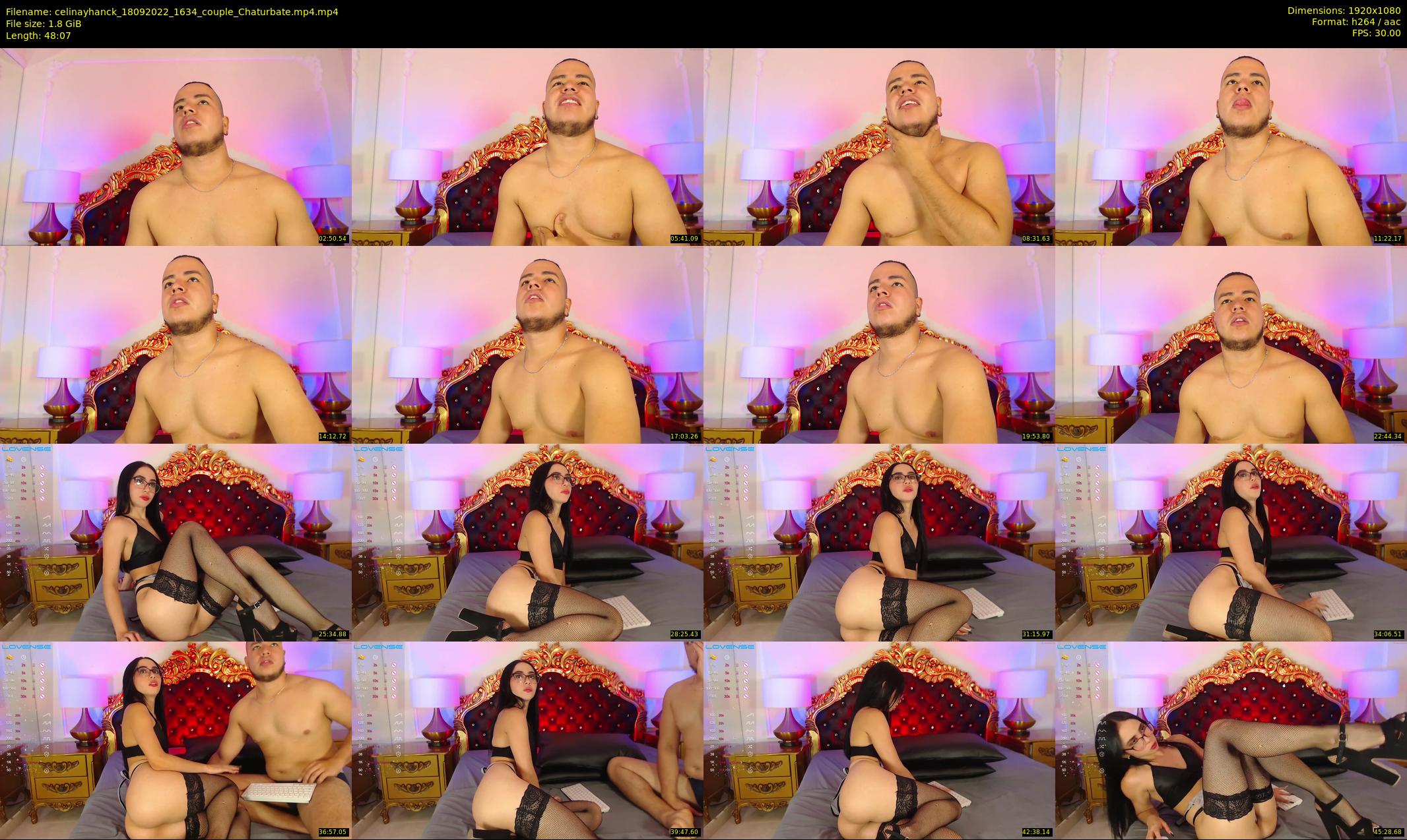 celinayhanck — 49 minute Chaturbate couple cam show recording, 1080p, Sep 18, 2022