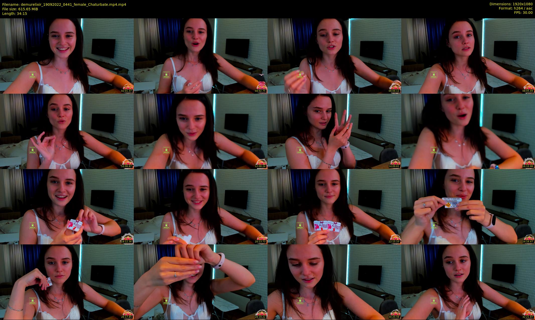 demurelixir — 35 minute Chaturbate female cam show recording, 1080p, Sep 19, 2022