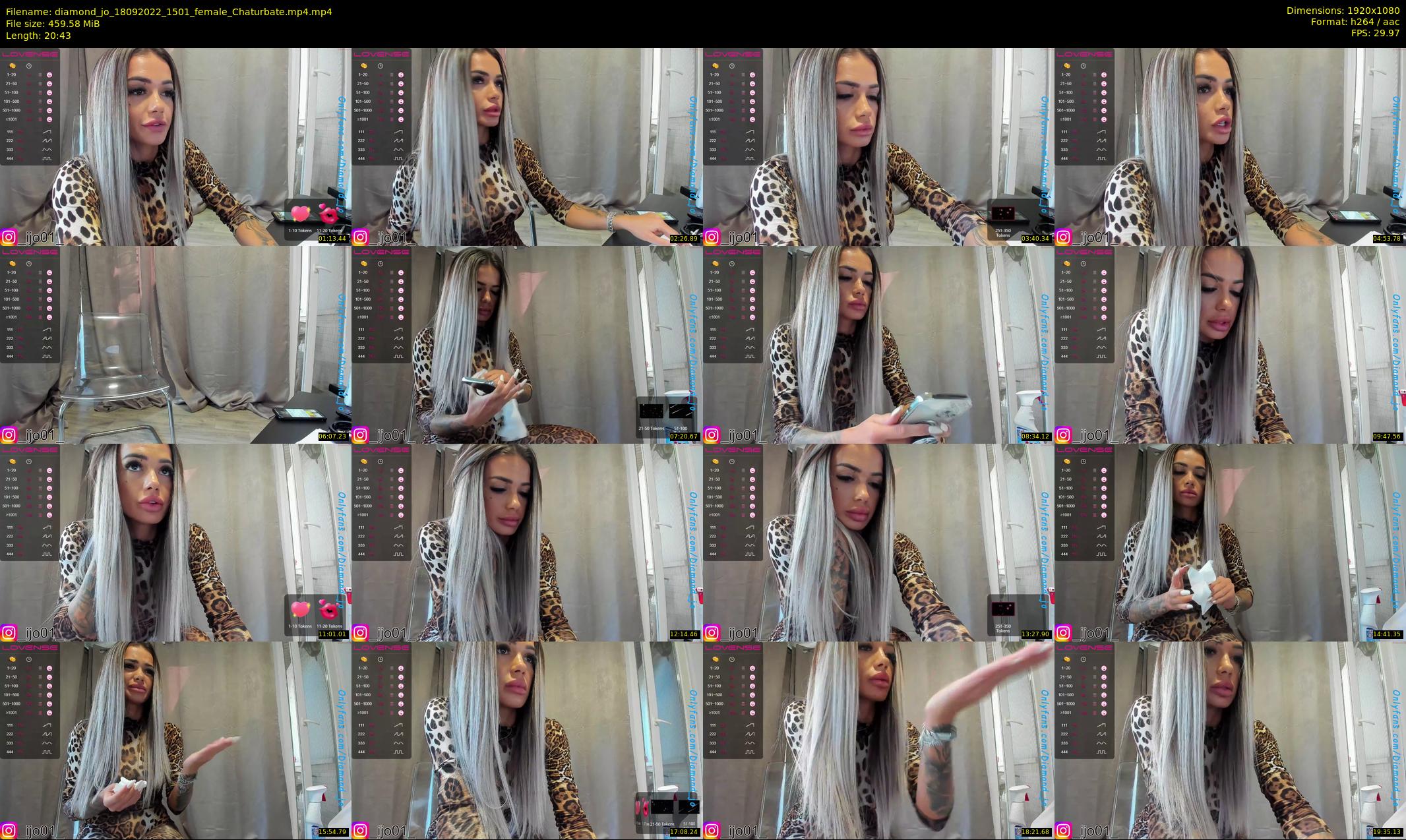 diamond_jo — 21 minute Chaturbate female cam show recording, 1080p, Sep 18, 2022
