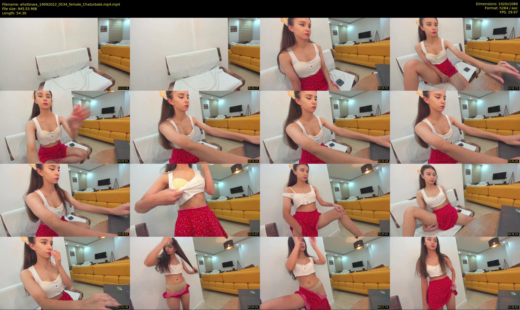 ehotlovea — 55 minute Chaturbate female cam show recording, 1080p, Sep 19, 2022