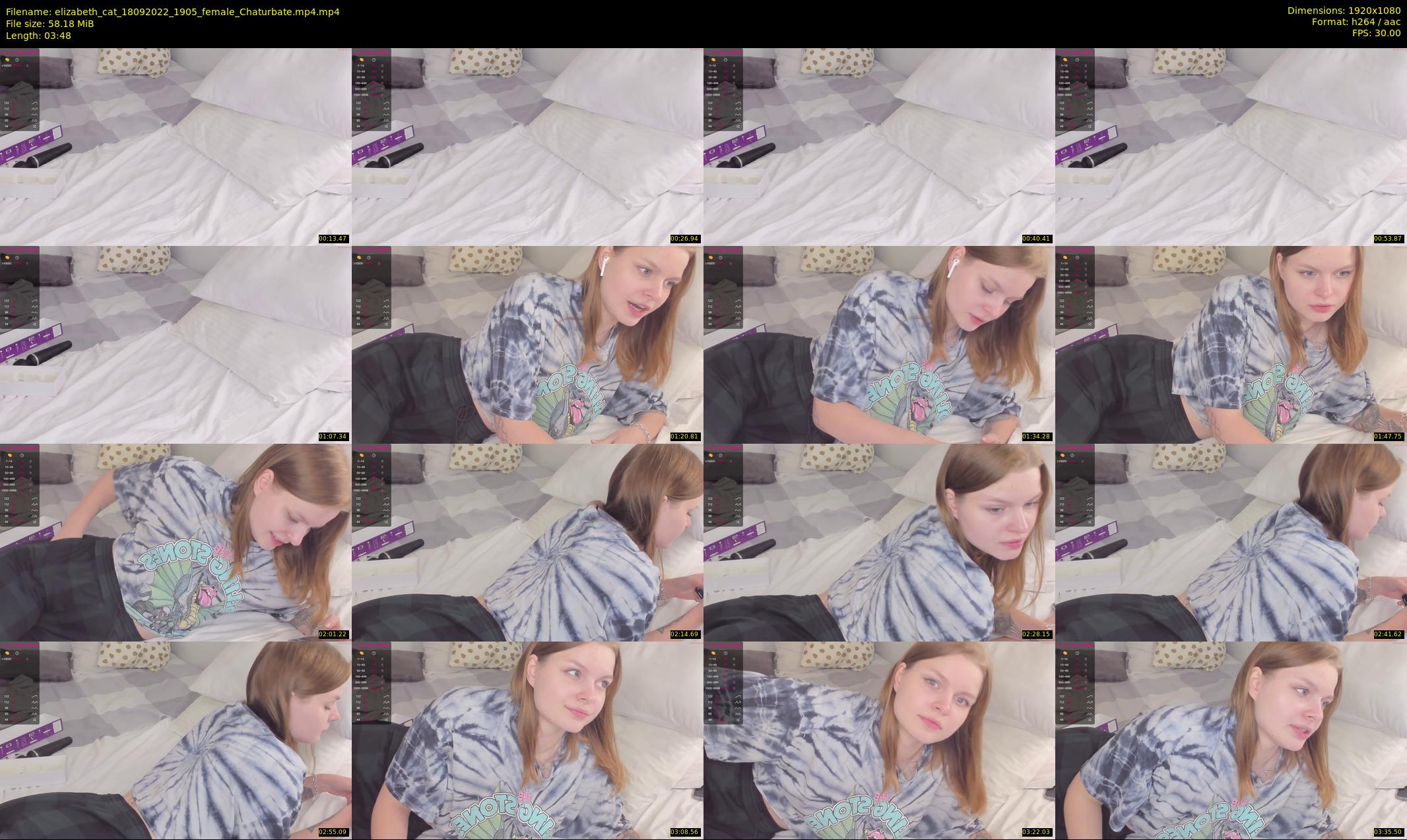 elizabeth_cat — 4 minute Chaturbate female cam show recording, 1080p, Sep 18, 2022