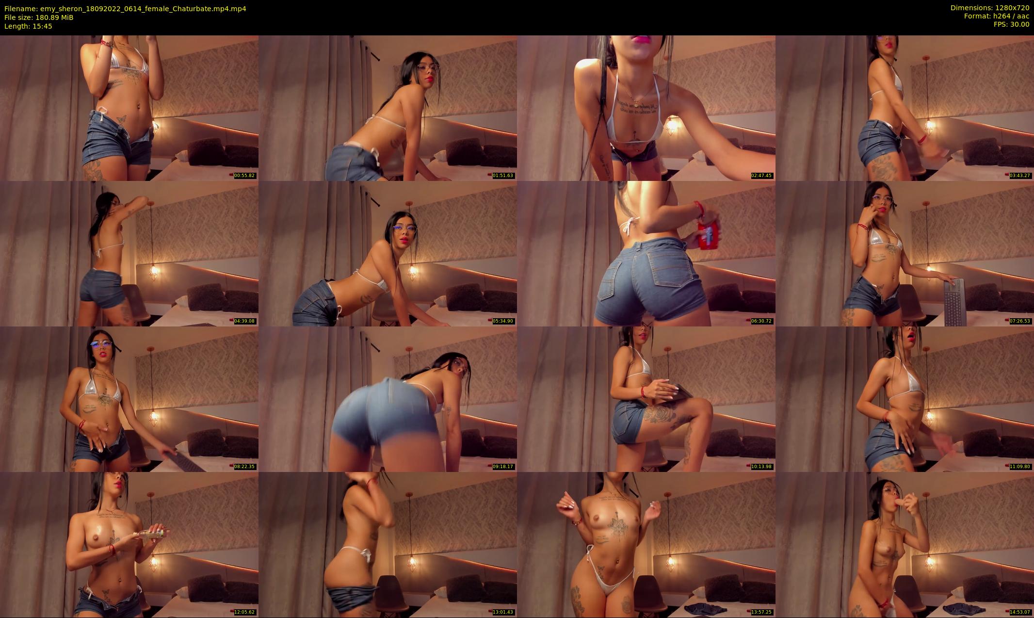 emy_sheron — 16 minute Chaturbate female cam show recording, 720p, Sep 18, 2022