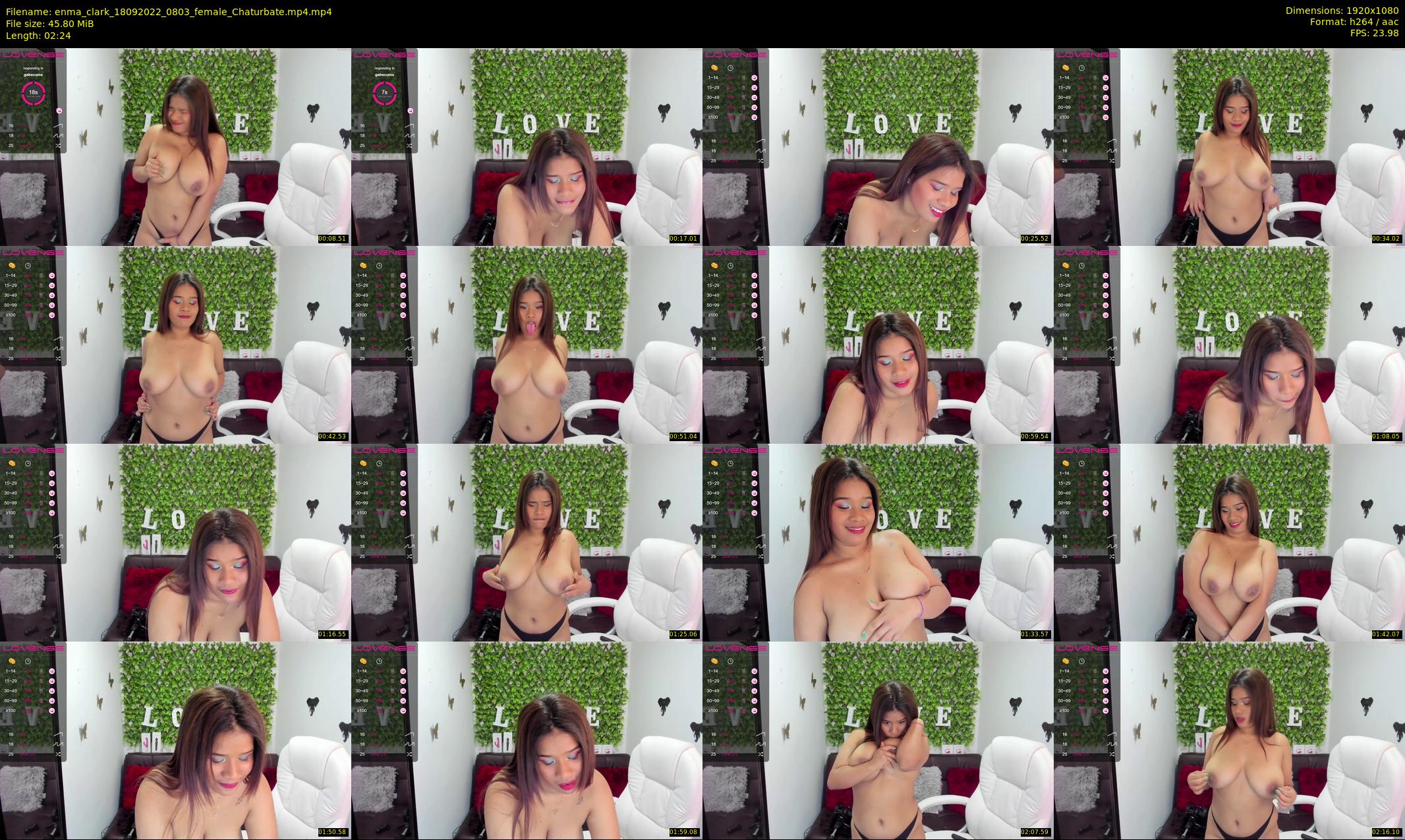 enma_clark — 3 minute Chaturbate female cam show recording, 1080p, Sep 18, 2022