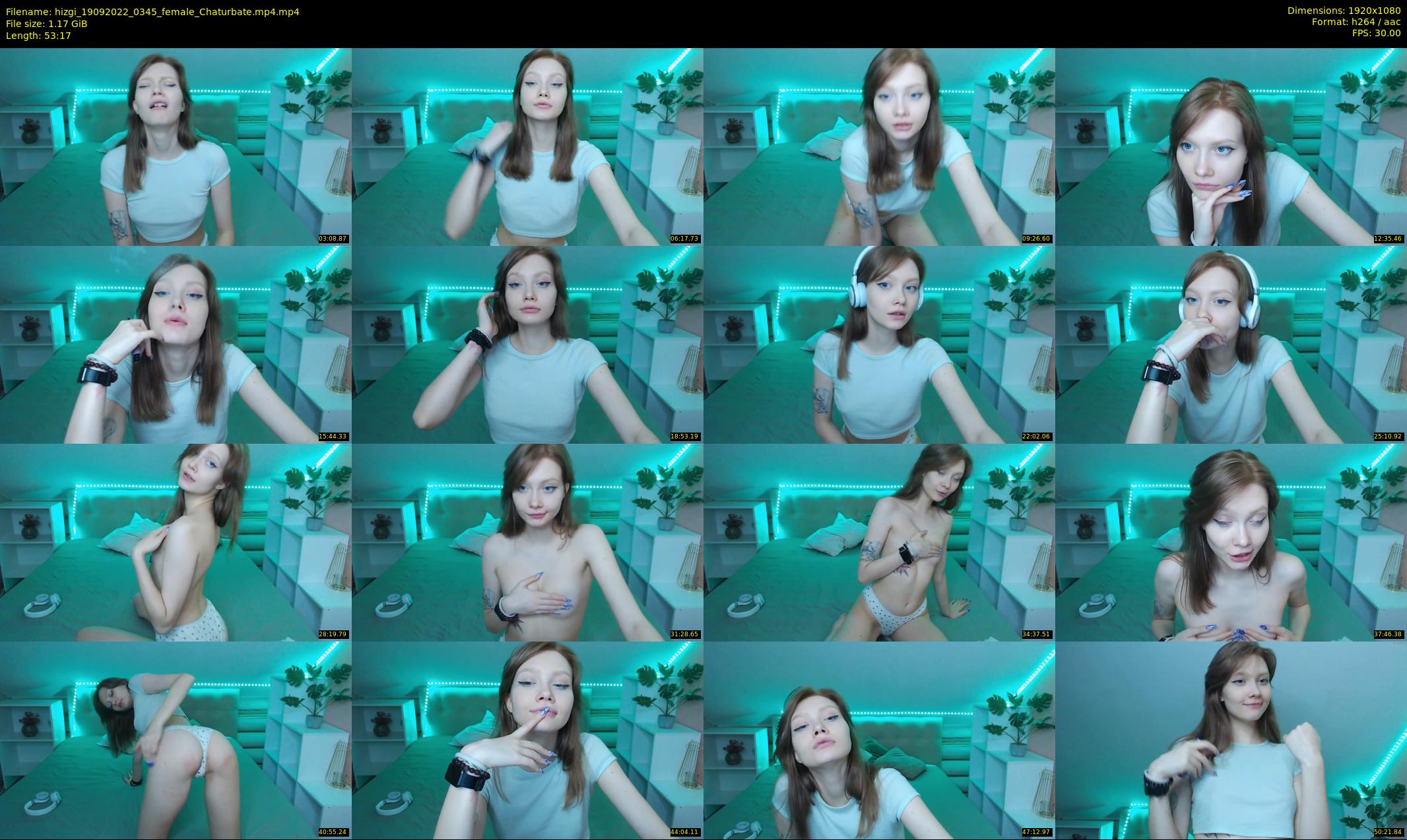 hizgi — 54 minute Chaturbate couple cam show recording, 1080p, Sep 19, 2022