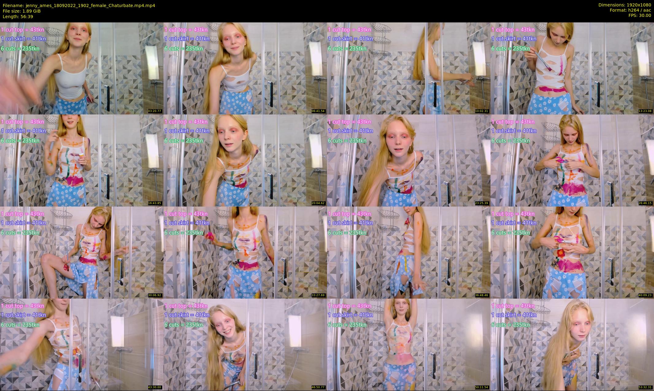 jenny_ames — 57 minute Chaturbate female cam show recording, 1080p, Sep 18, 2022