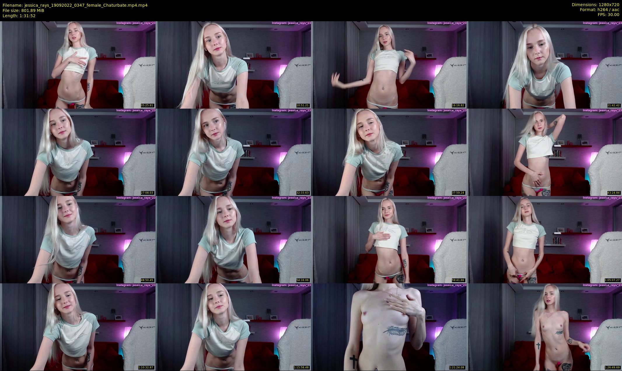 jessica_rays — 92 minute Chaturbate couple cam show recording, 720p, Sep 19, 2022